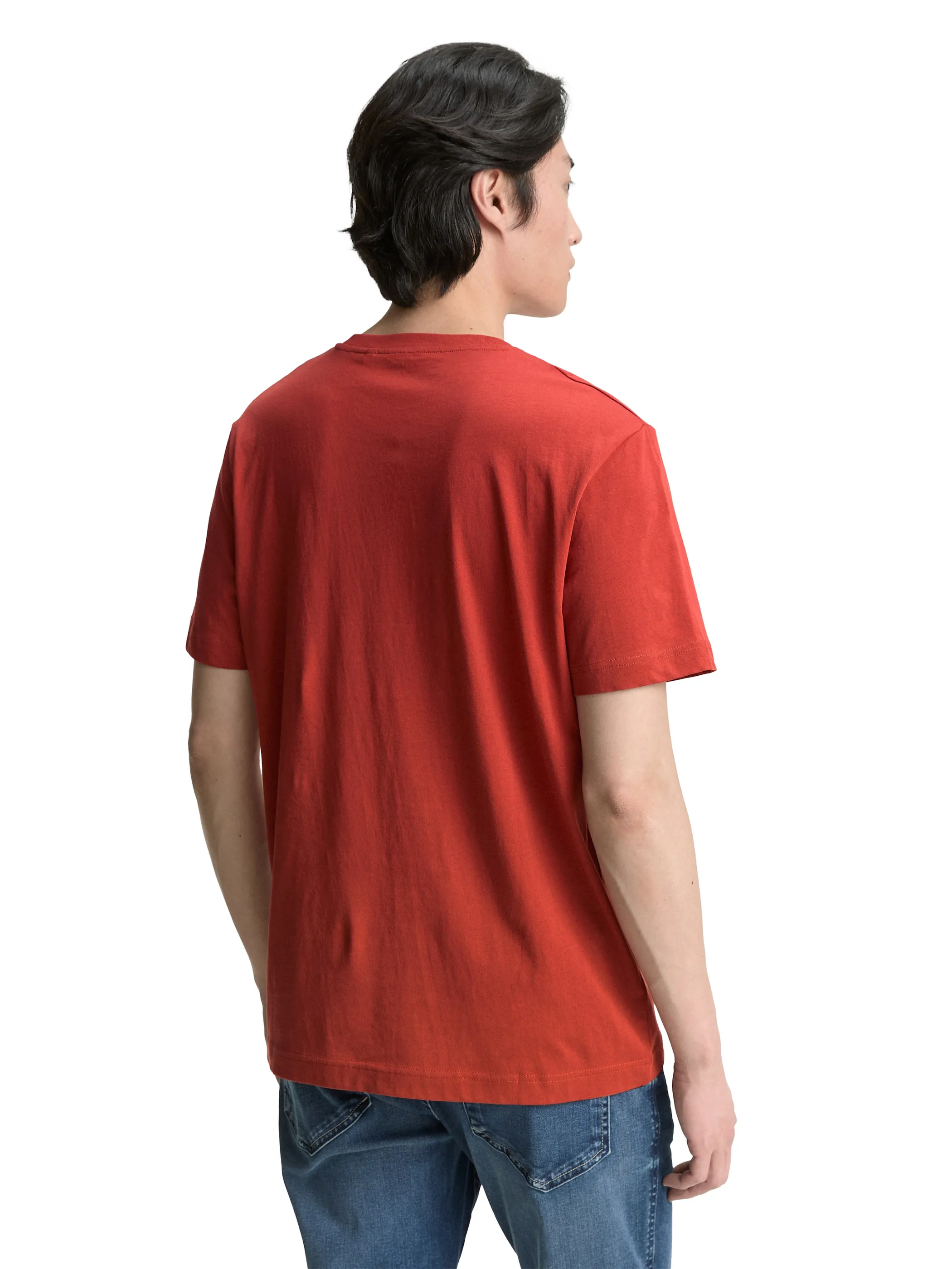Tom Tailor 1046789 t-shirt with print Rot 910584 14302 2
