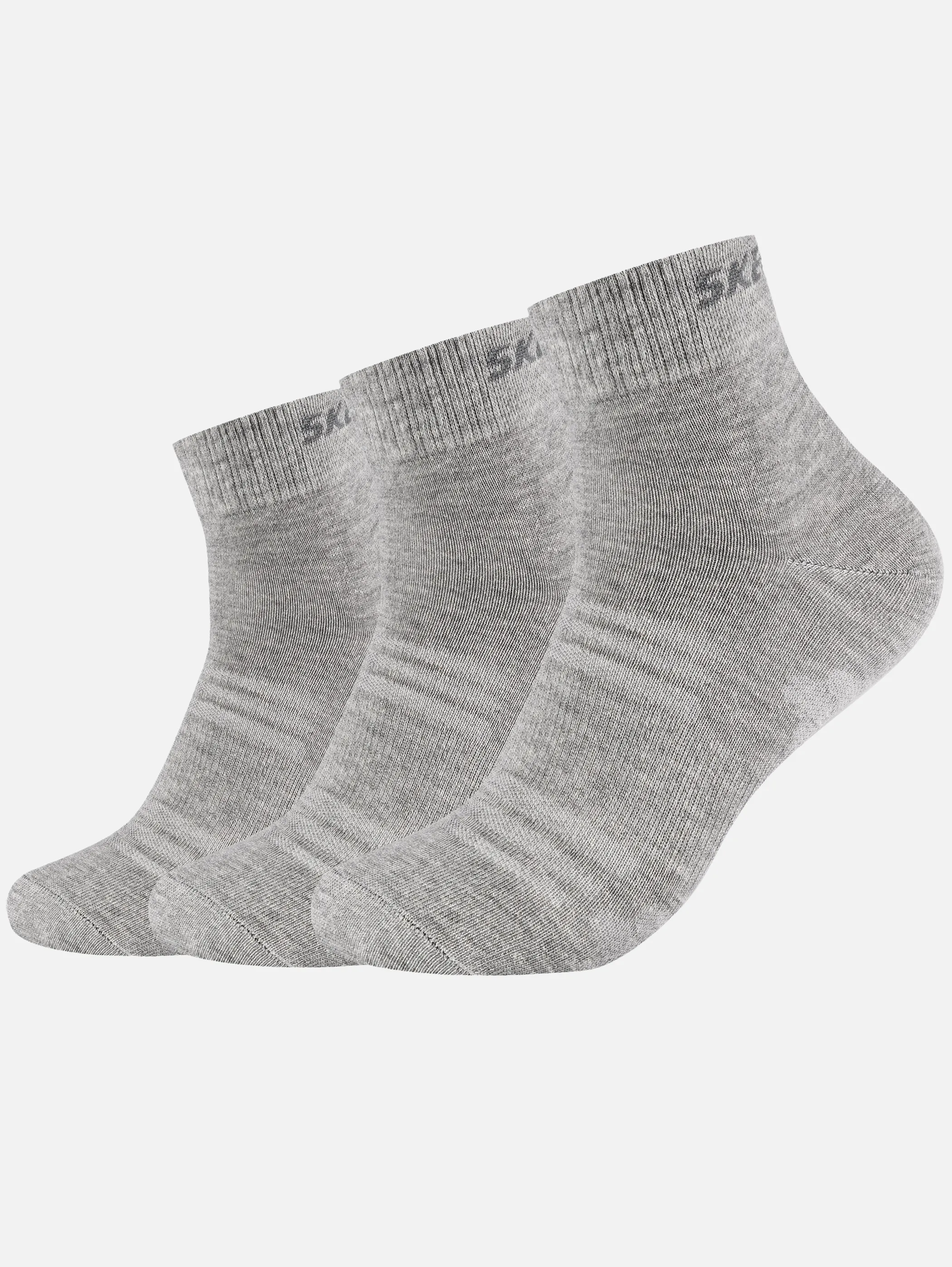 skechers SK42017 Da-Quarter Socken 3er Grau 861937 9300 1