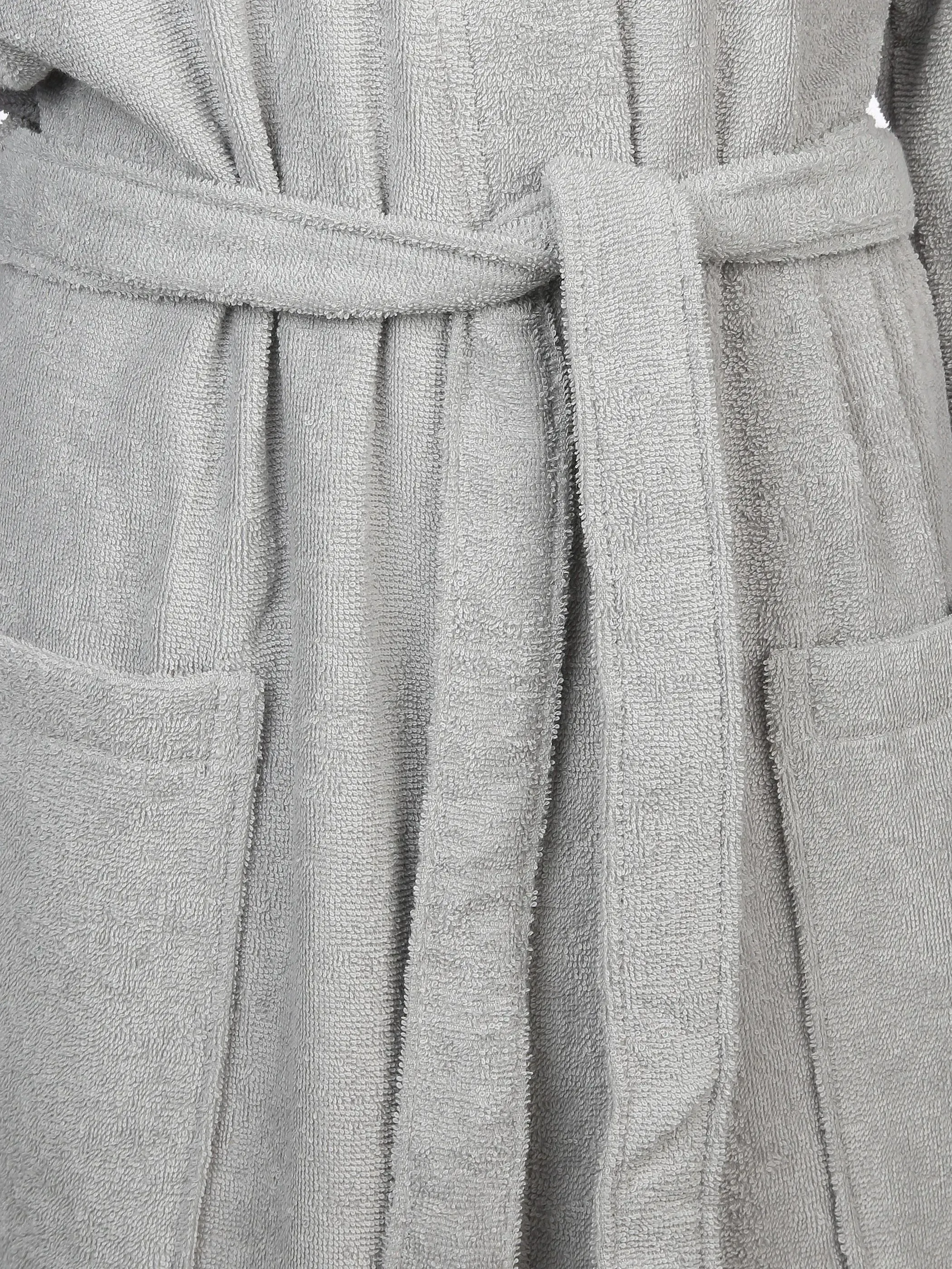 Villa Grinario Bademantel Unisex Kimono Style Grau 900857 GRAU 3 Villa Grinario Bademantel Unisex Kimono Style Grau 900857 GRAU 3