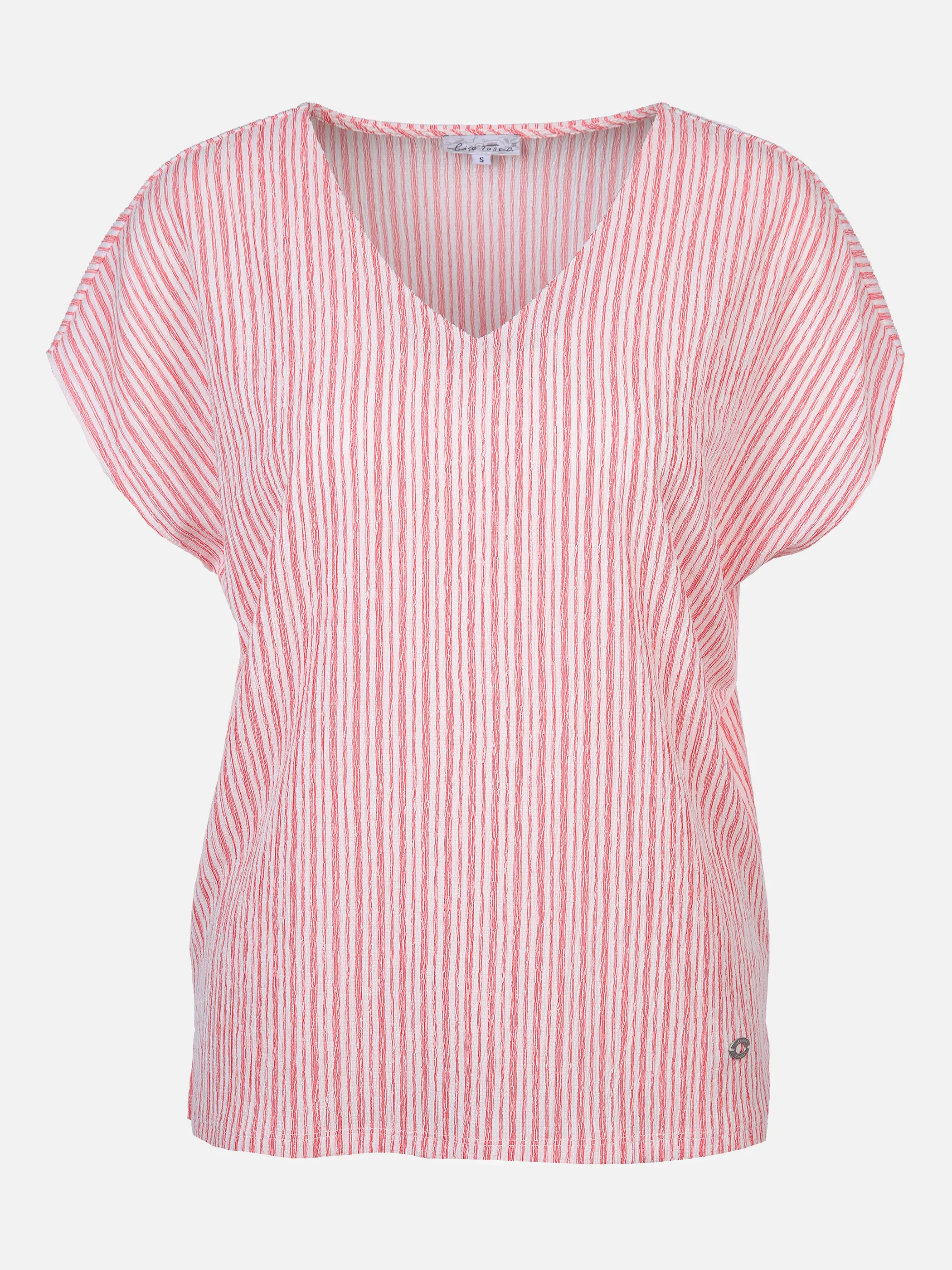 Lisa Tossa Da-T-Shirt mit Crashoptik Weiß 873511 OFFWH/ROT 1 Lisa Tossa Da-T-Shirt mit Crashoptik Weiß 873511 OFFWH/ROT 1