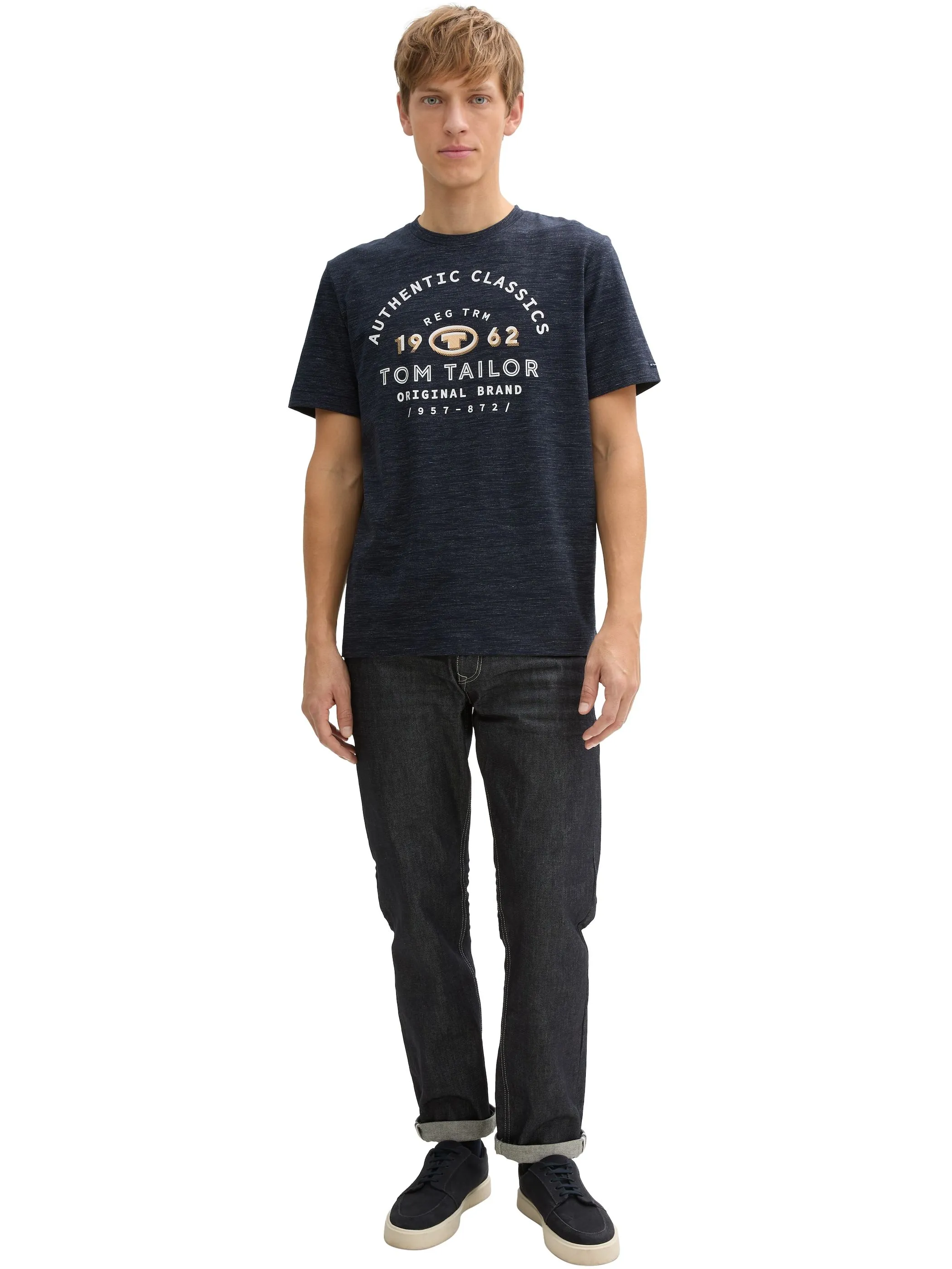 Tom Tailor 1045625 NOS printed t-shirt Blau 905873 32450 2