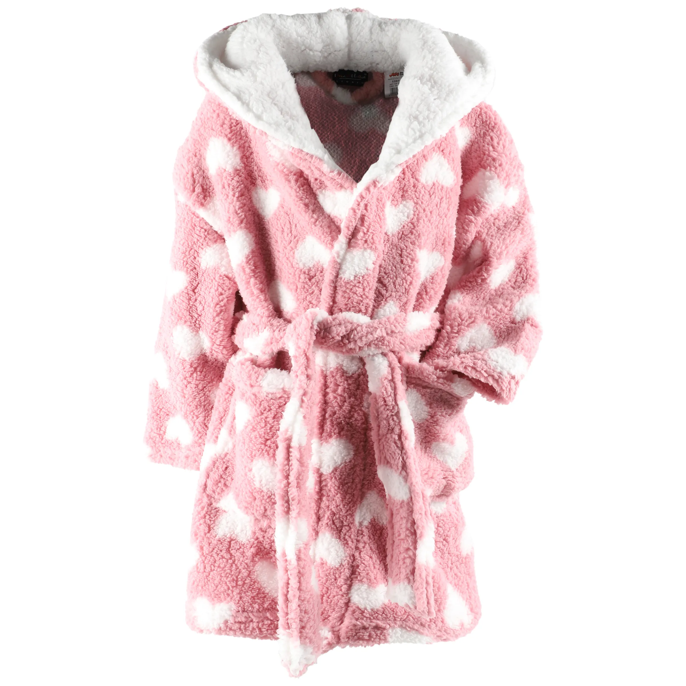 Dream House KM Kuschelbademantel mit Kapuz Rosa 885864 ROSA/CREME 1