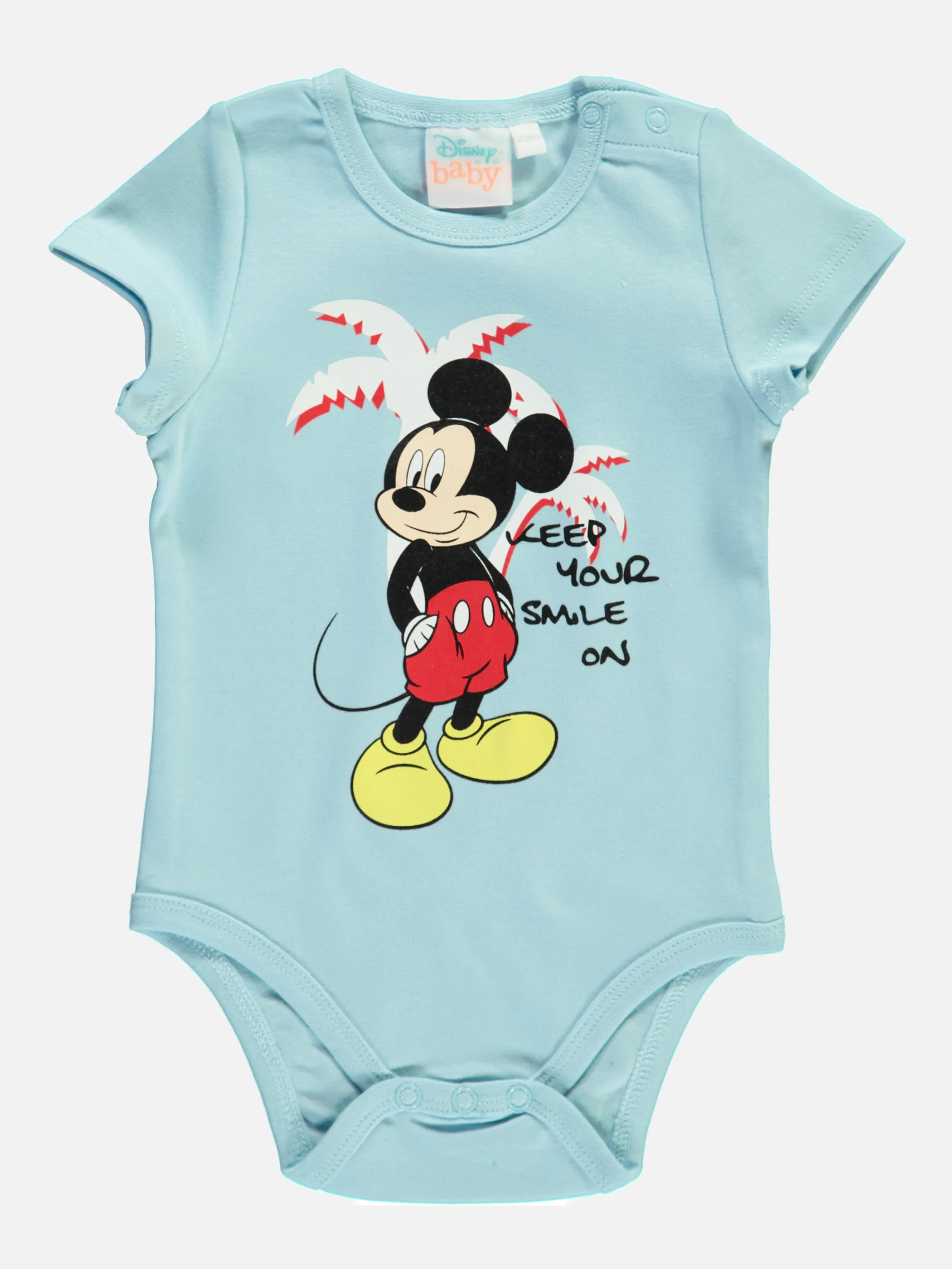 Mickey Mouse BB Body 1/4 Arm Mickey Mouse Blau 831813 HELLBLAU 1 Mickey Mouse BB Body 1/4 Arm Mickey Mouse Blau 831813 HELLBLAU 1