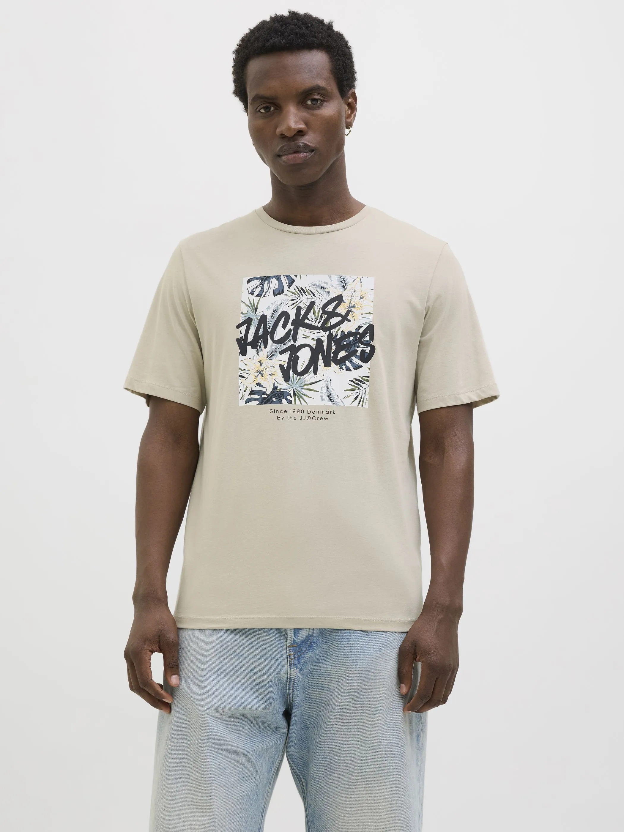 Jack Jones 12269324 JJHAWAII SHAPE TEE SS Braun 904465 176631 2