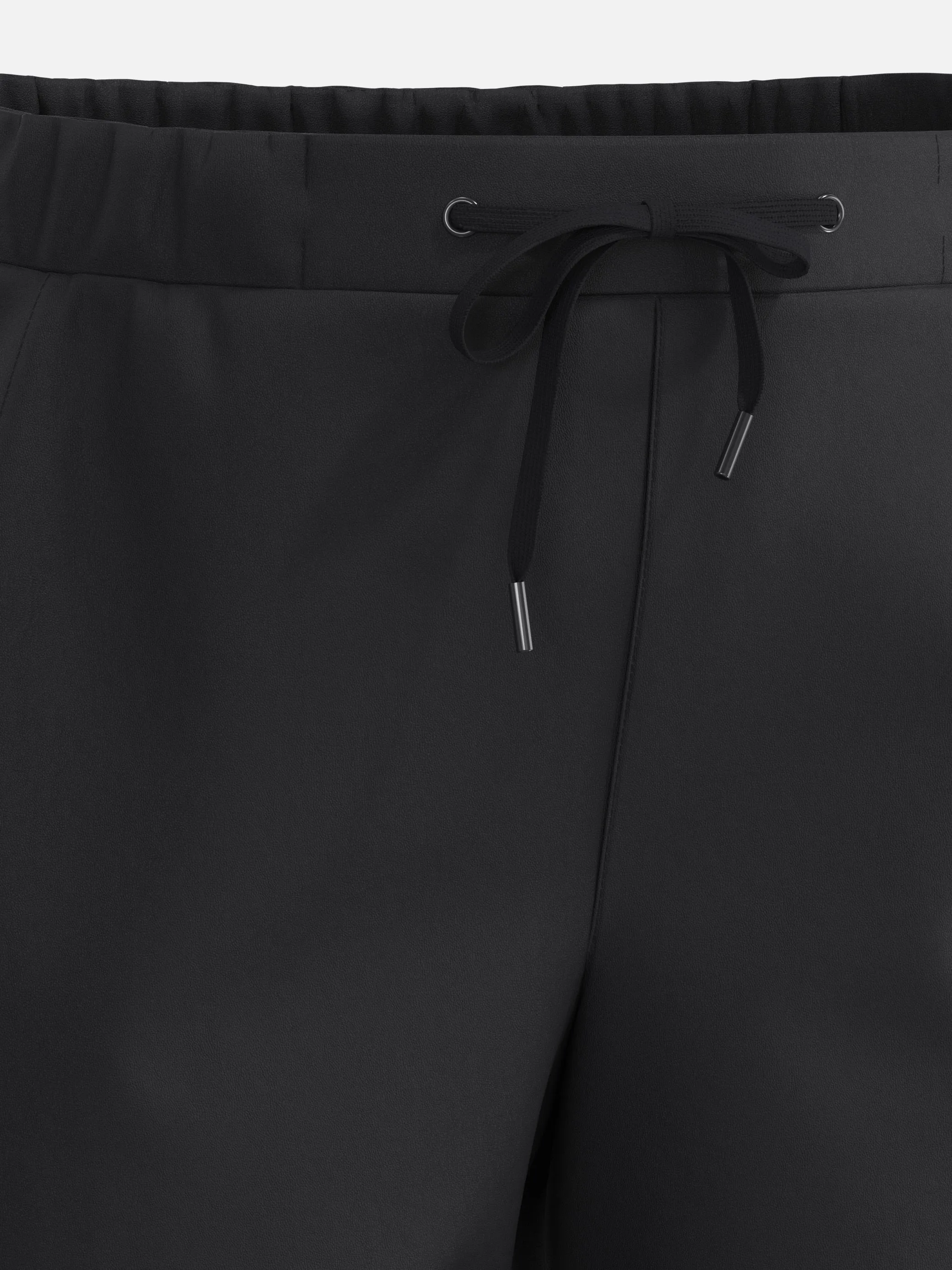 Sonja Blank Da-gr.Gr. Hose, PU Leder Schwarz 930008 BLACK 3