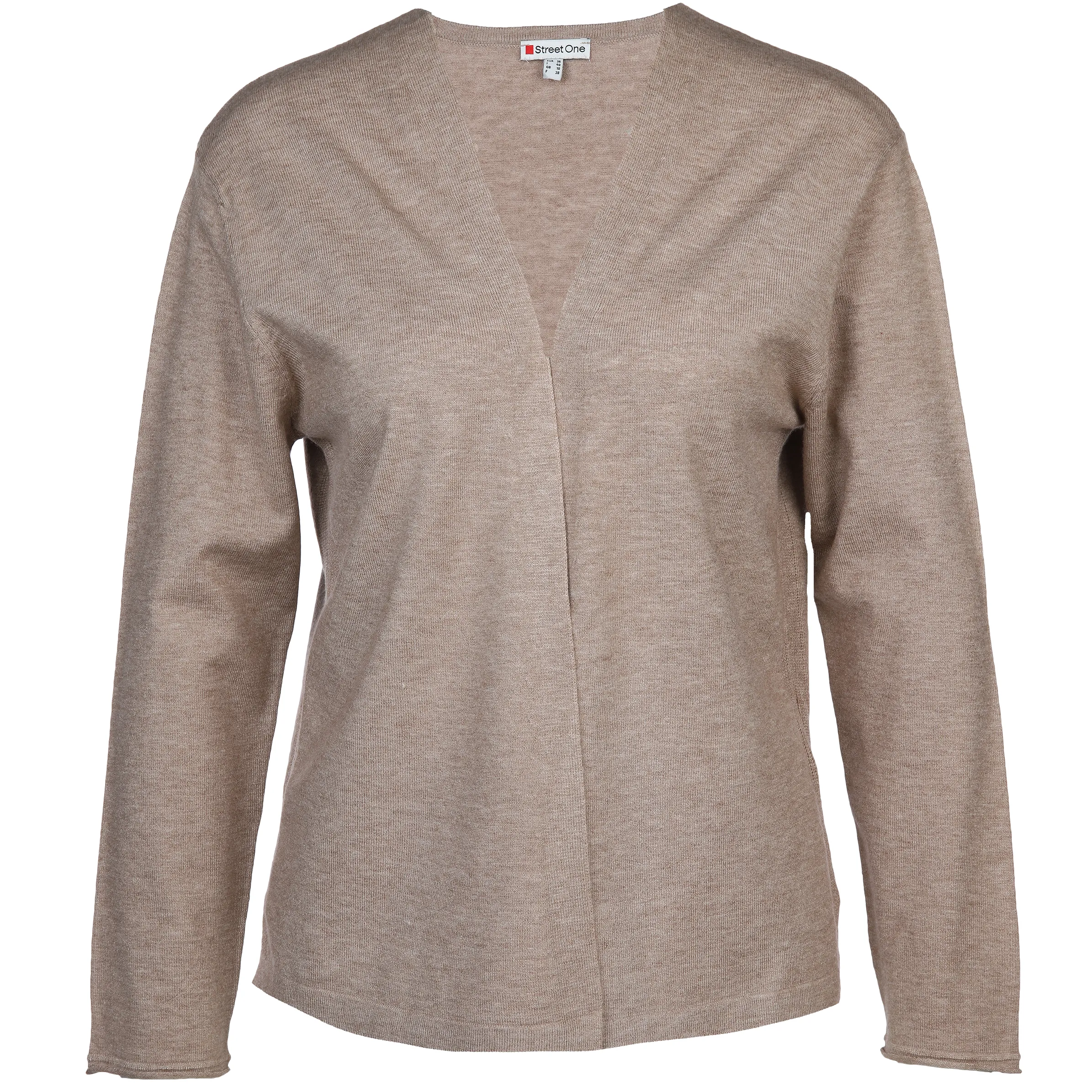 Street One A253632 LTD QR short open cardigan Beige 886421 14960 1 Street One A253632 LTD QR short open cardigan Beige 886421 14960 1