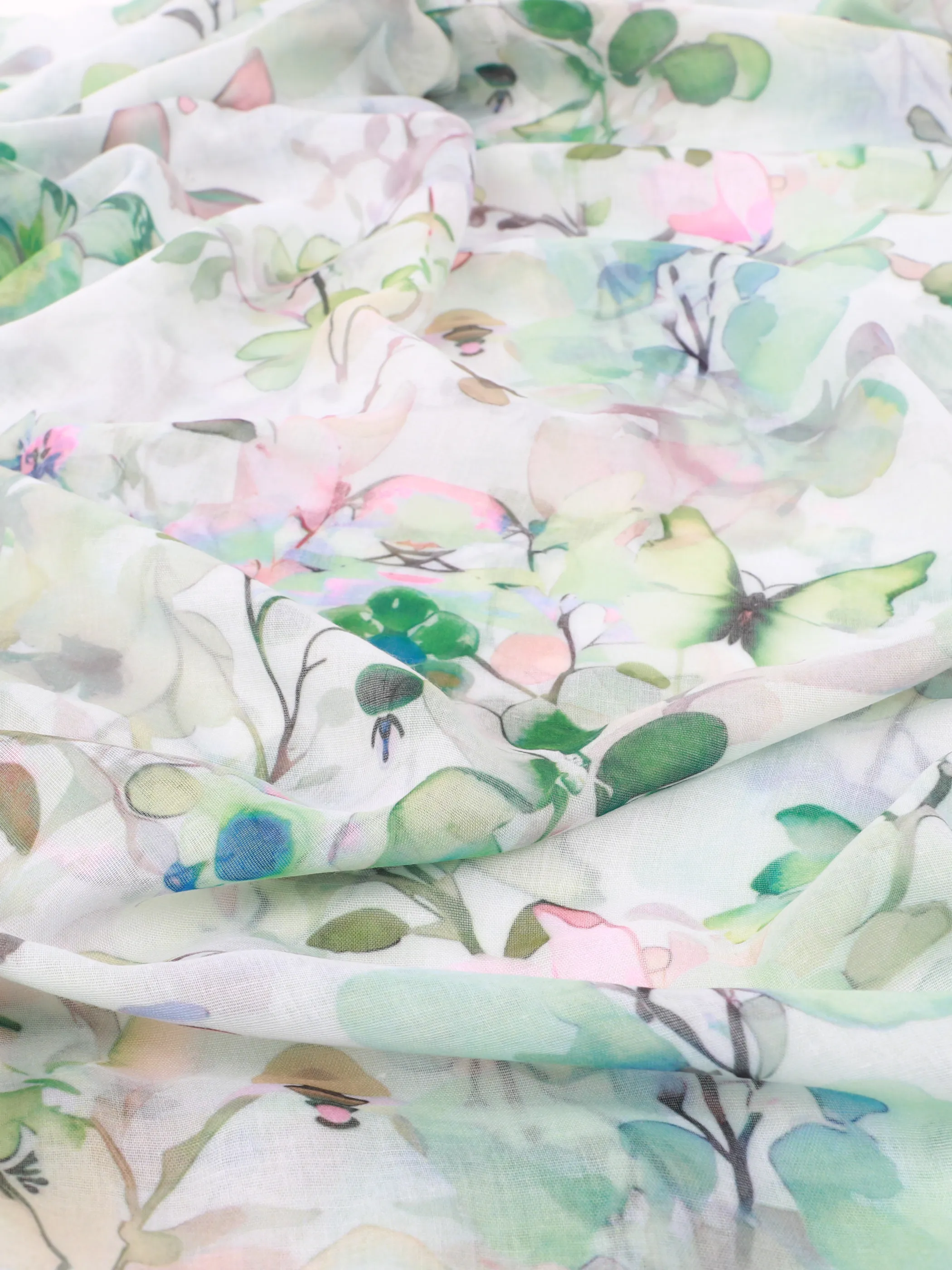 Sure Da-Loop m. Blumen Print Oliv 923426 OLIVE 3