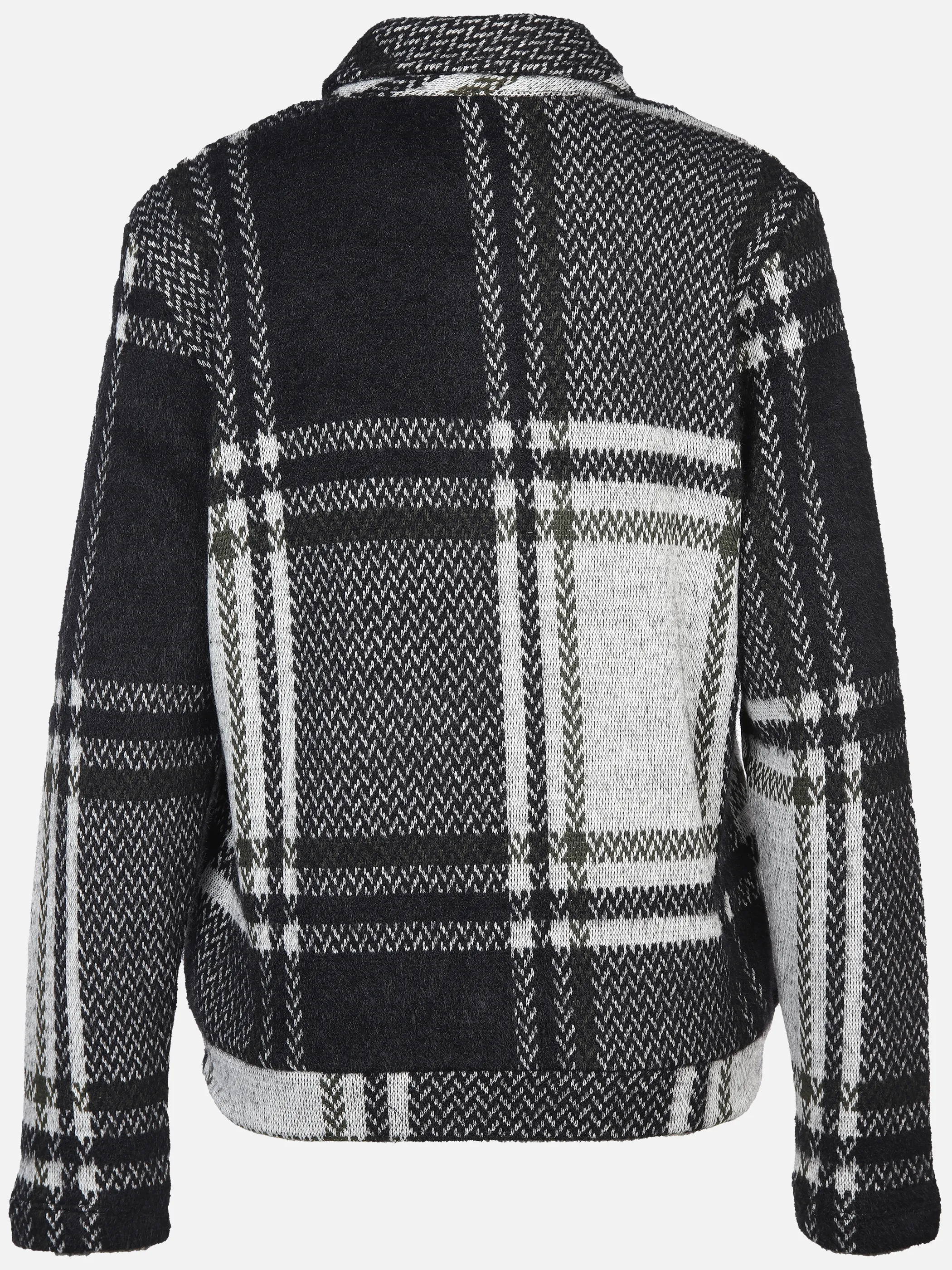 Lisa Tossa Da-Jacquard-Cardigan Schwarz 900231 SW/GRAU 2 Lisa Tossa Da-Jacquard-Cardigan Schwarz 900231 SW/GRAU 2