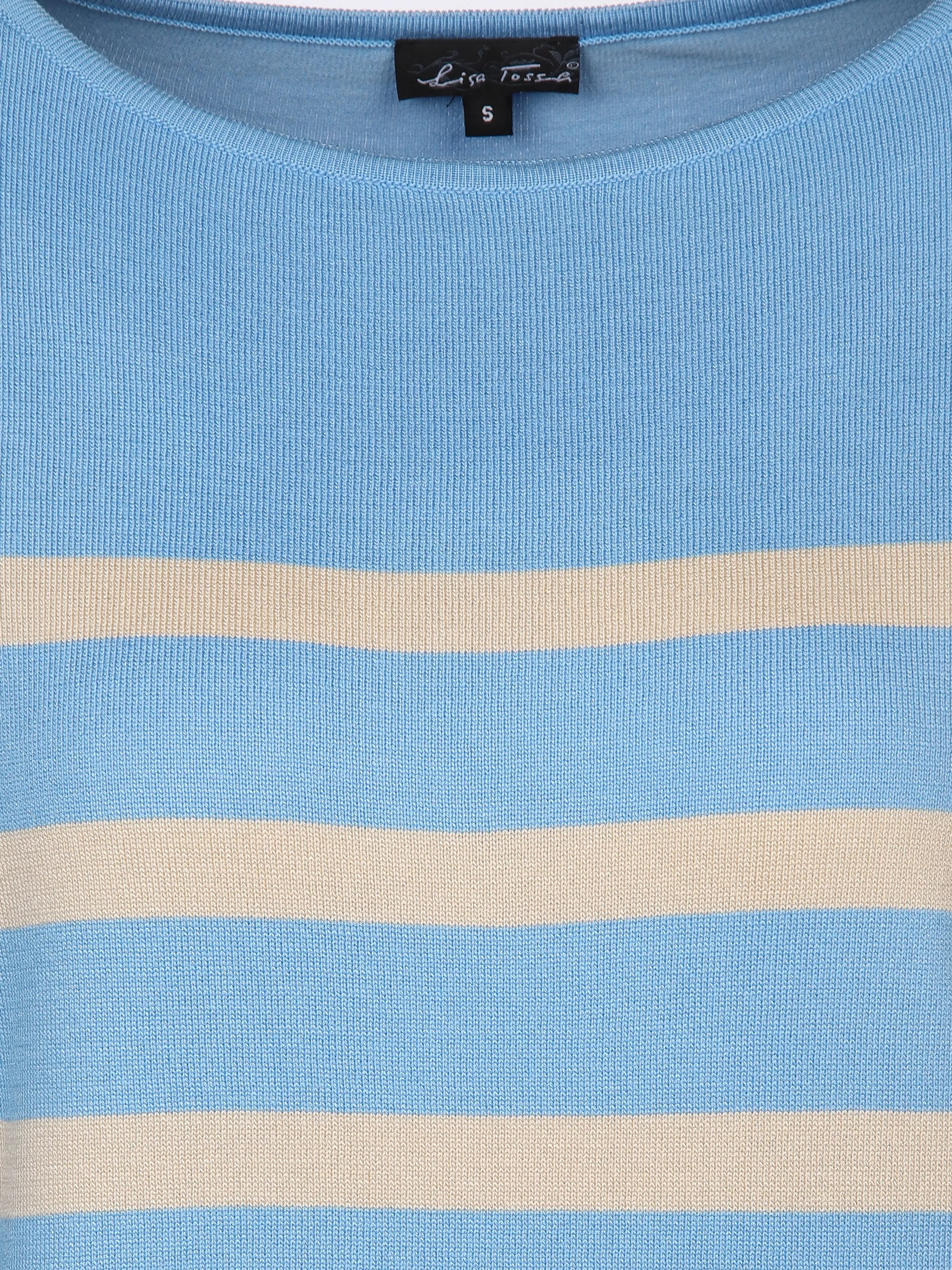 Lisa Tossa Da-Pullover m. Streifen Blau 905463 BLEU 3 Lisa Tossa Da-Pullover m. Streifen Blau 905463 BLEU 3