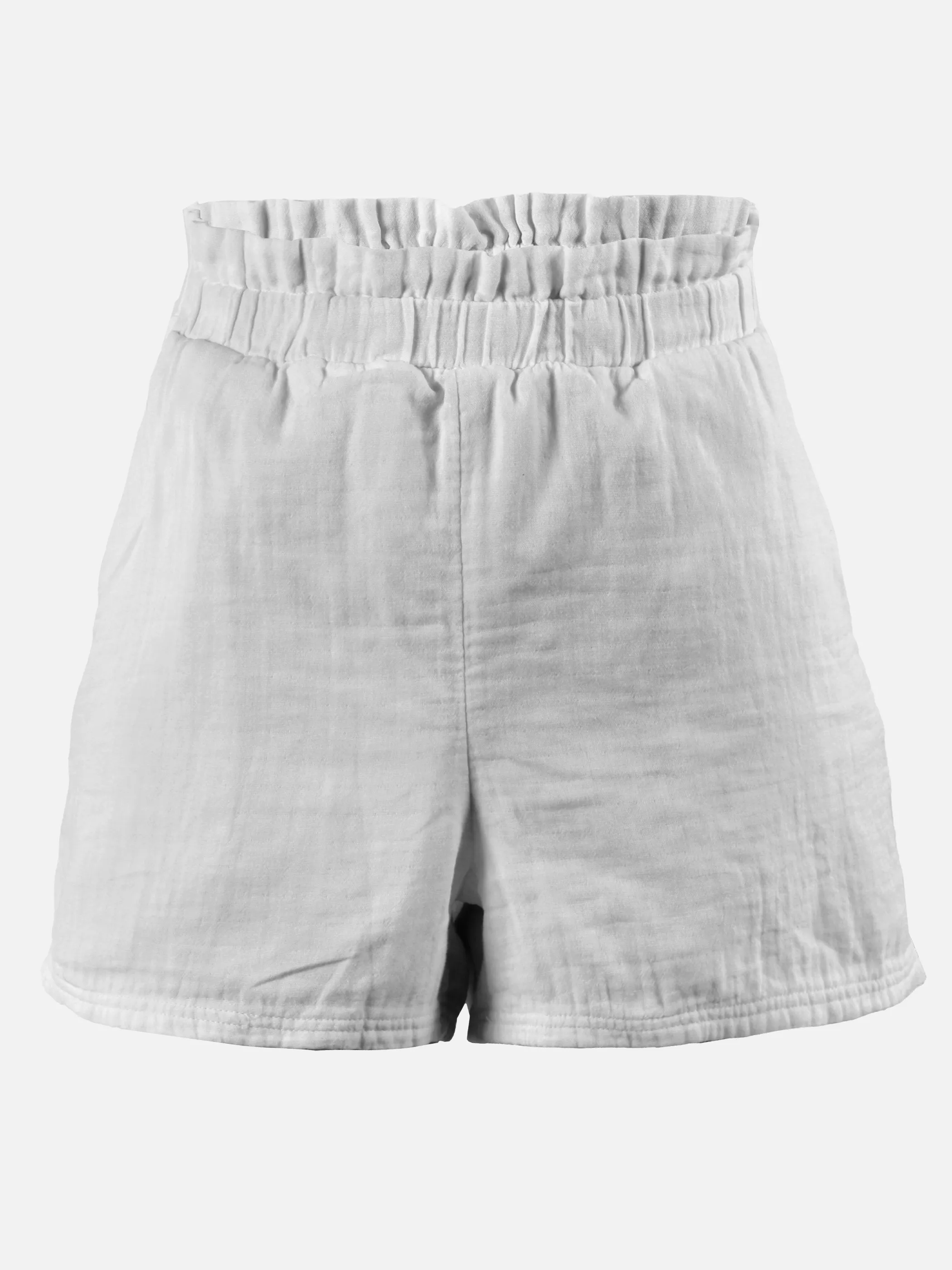 One Way JM Musselin Shorts in weiß und grau Grau 907401 GRAU 1