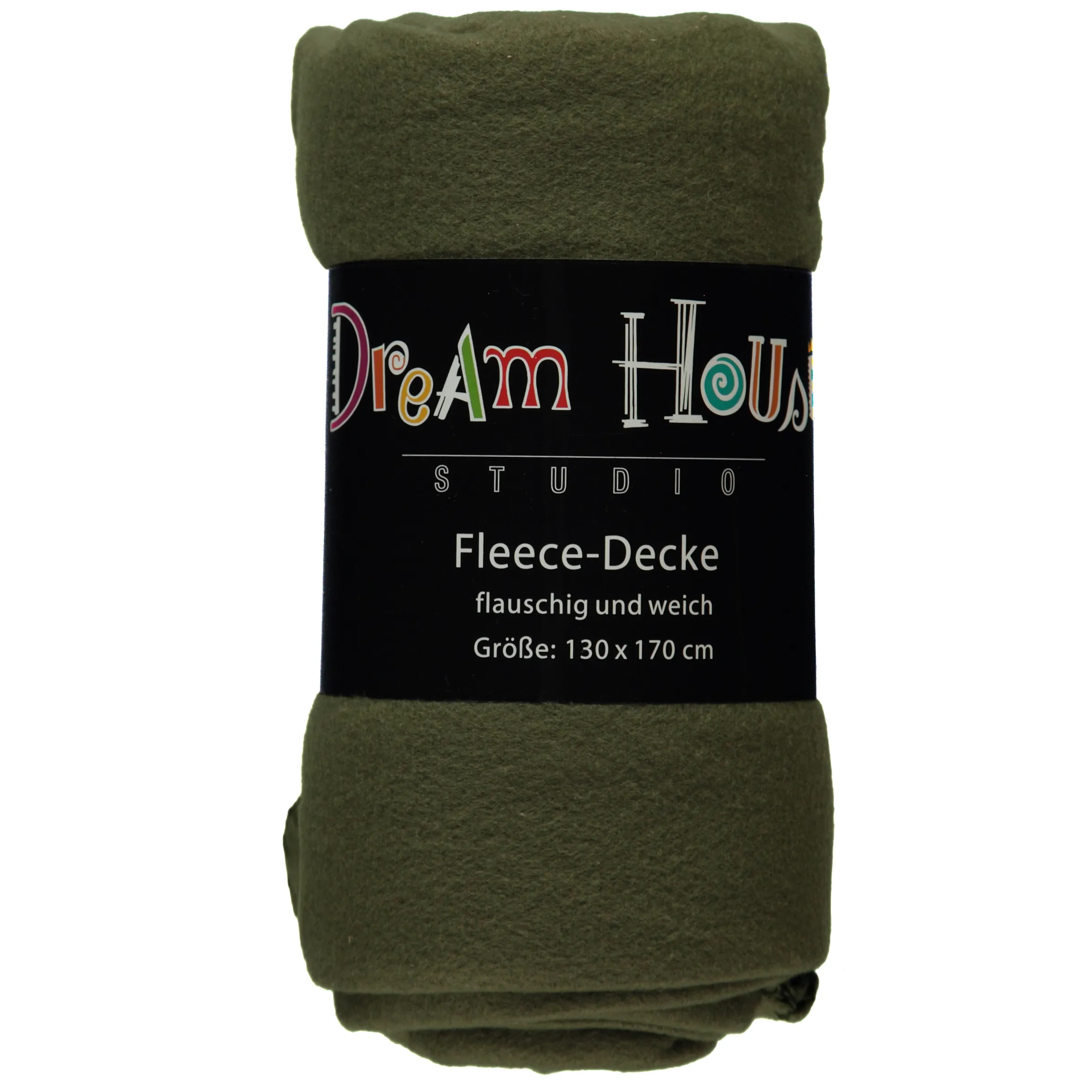 Dream House Fleecedecke 130x170cm Grün 813181 18-0420 2