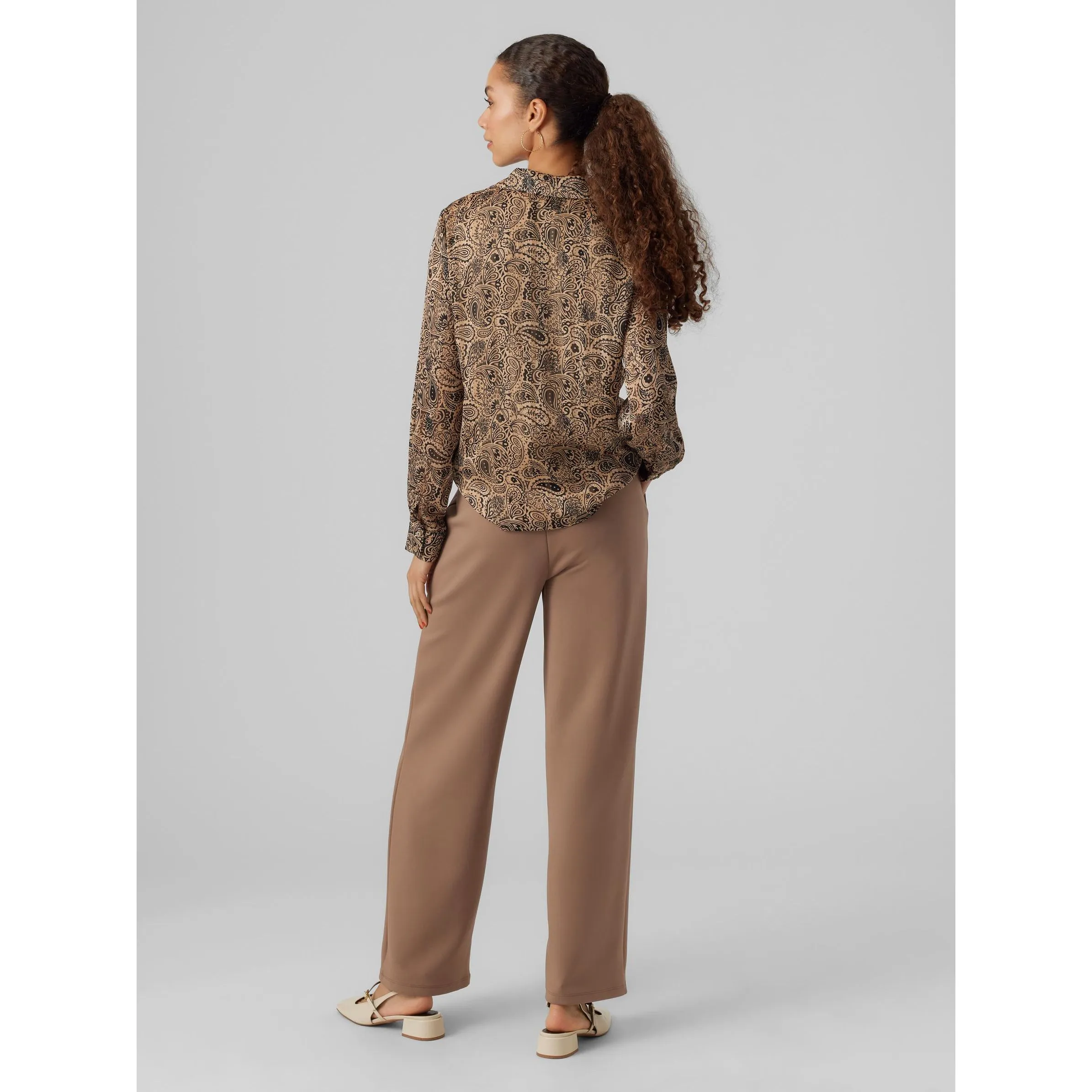 Vero Moda 10296830 VMPANNA HW WIDE PANT Braun 886171 292416 2 Vero Moda 10296830 VMPANNA HW WIDE PANT Braun 886171 292416 2