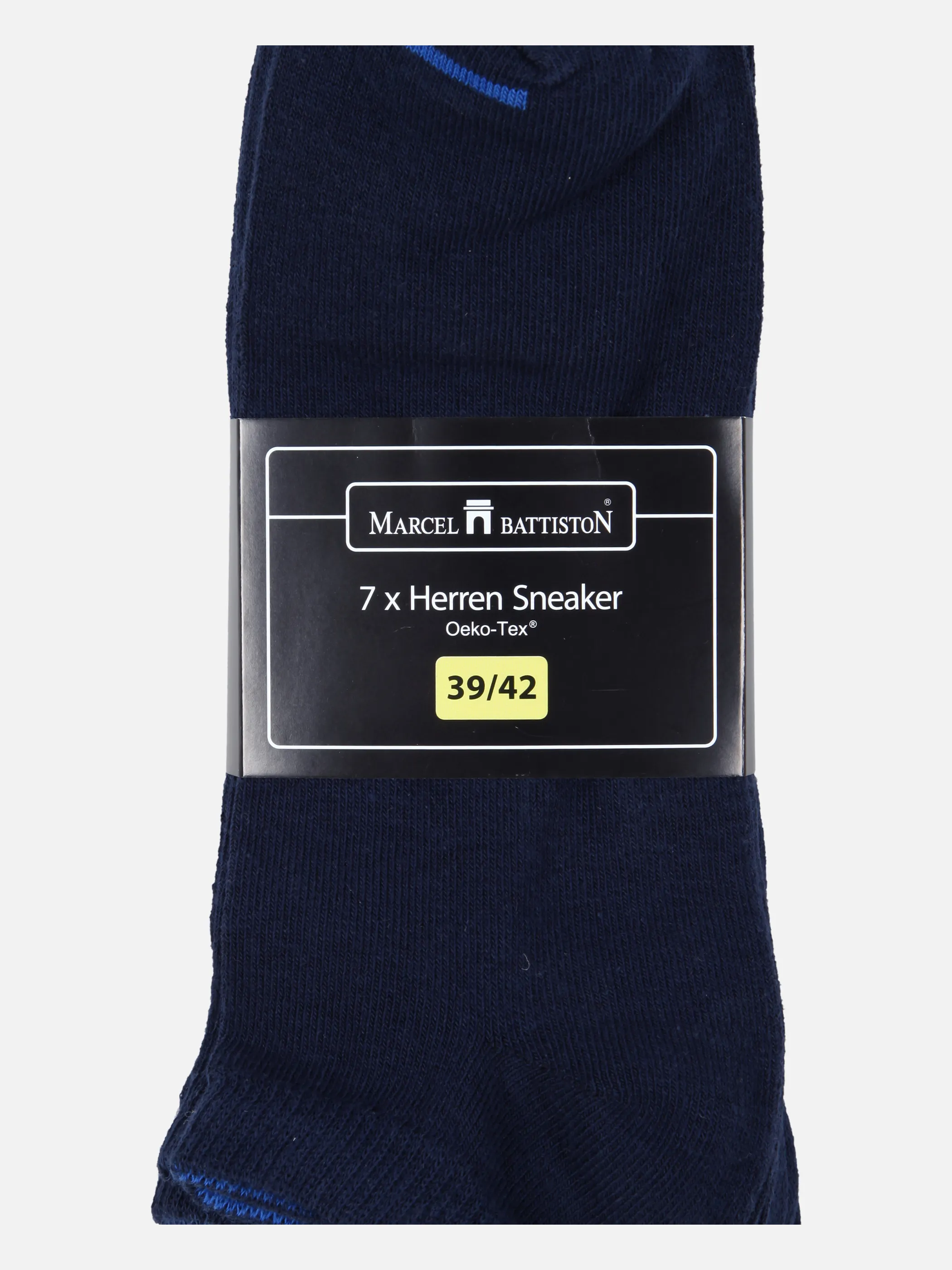 Marcel Battiston He. Sneaker Socken 7er Pack Grau 853455 GRAU/SCHWA 3