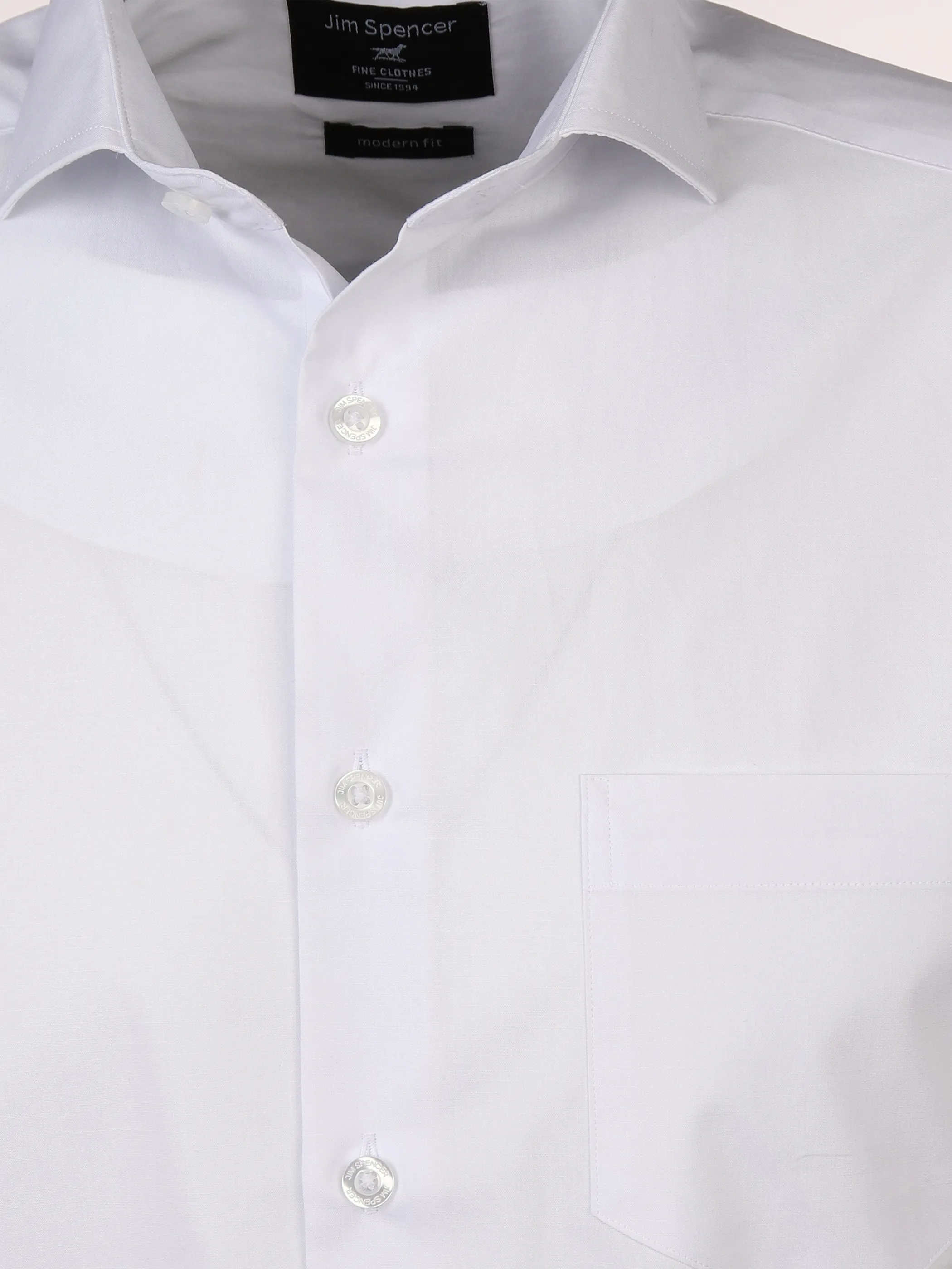 Jim Spencer He. Cityhemd 1/2 Arm MF bügelfrei Weiß 876008 WEIß 3 Jim Spencer He. Cityhemd 1/2 Arm MF bügelfrei Weiß 876008 WEIß 3