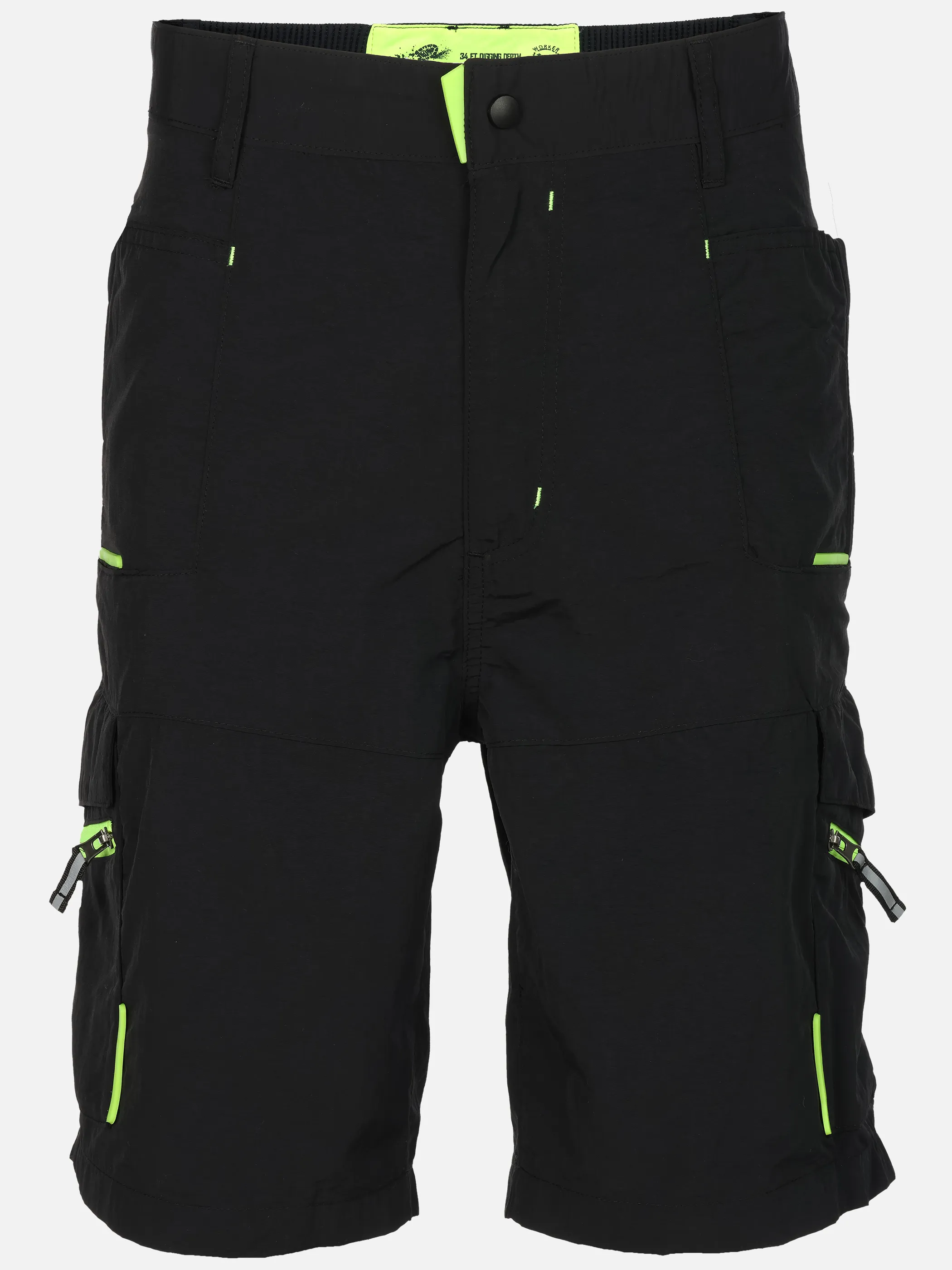 Worker He. Workershort neon Grau 836319 SCHWARZ 1