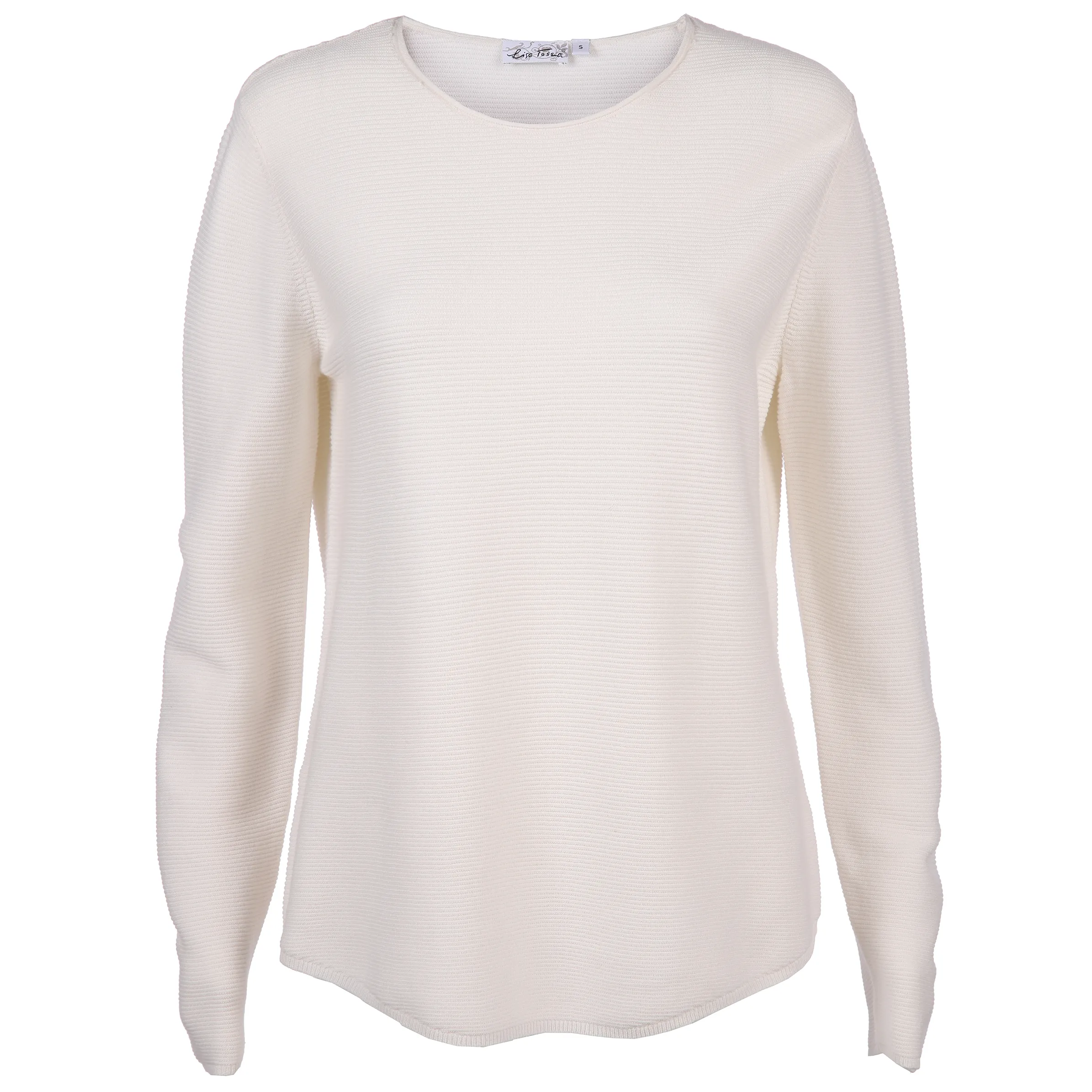 Lisa Tossa Da-Pullover Rundhals Weiß 822840 OFFWHITE 1 Lisa Tossa Da-Pullover Rundhals Weiß 822840 OFFWHITE 1