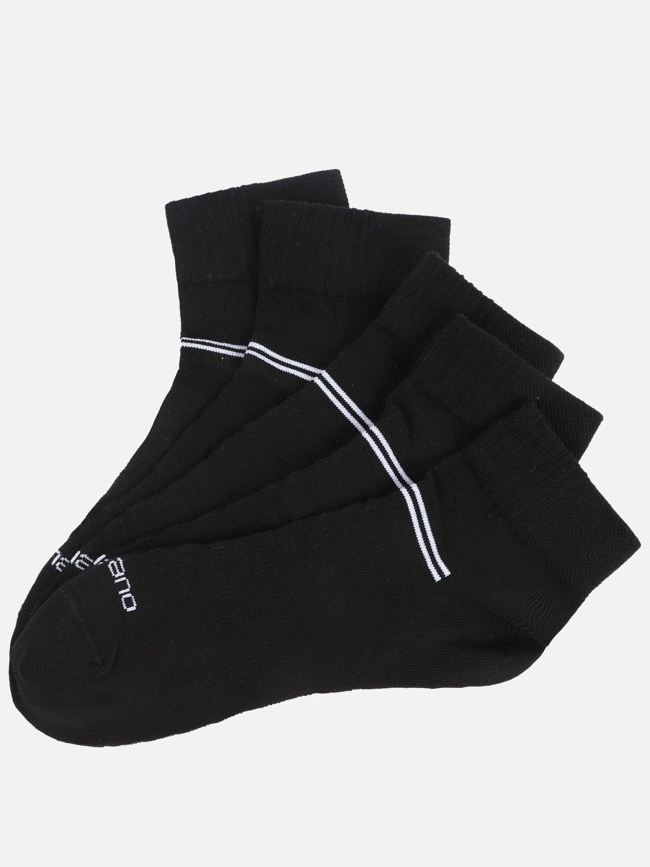 s.Oliver 1115005 He Sneaker 5er Pack mesh ventilation Schwarz 908703 9997 2
