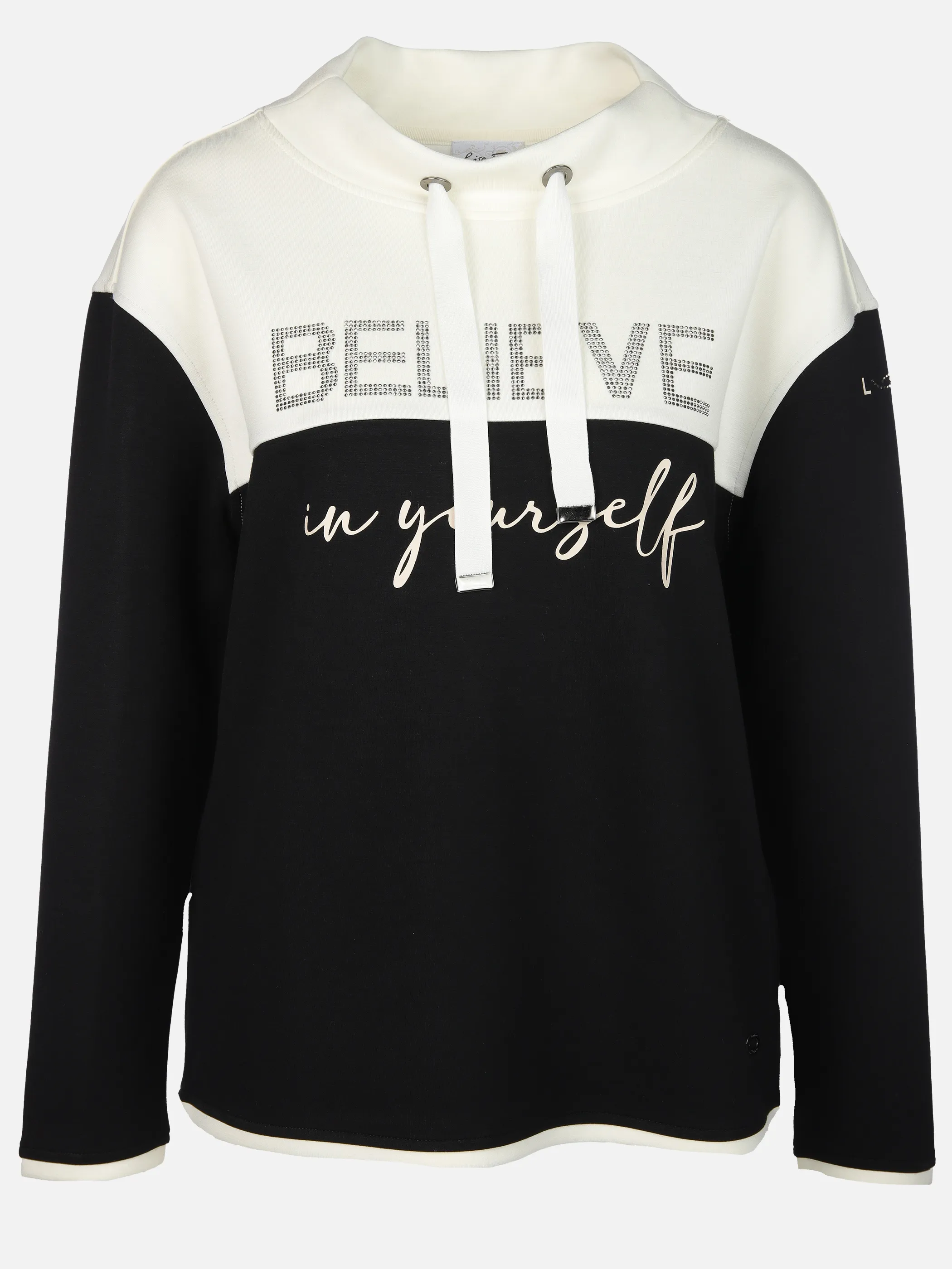 Lisa Tossa Da-Sweatshirt m. Stehkragen Schwarz 892119 SW 1