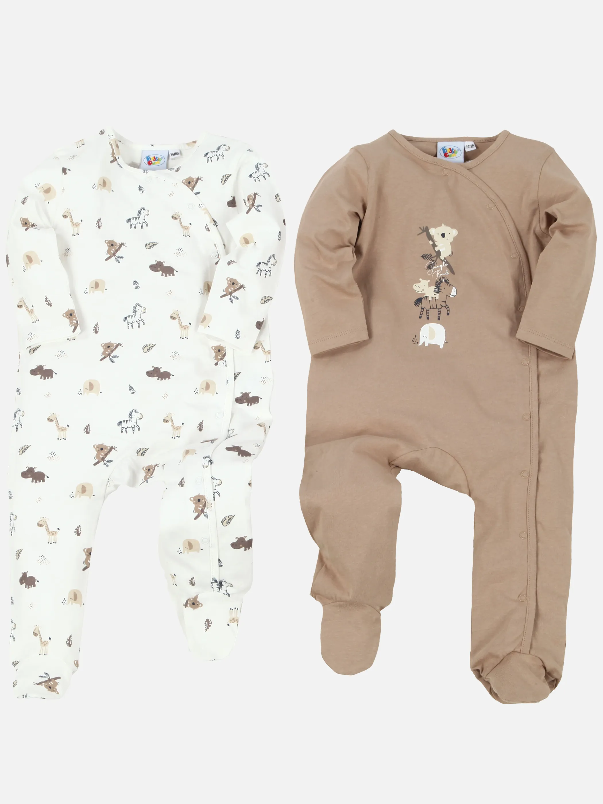 Bubble Gum BU Overall 2er Pack in weiß und braun Braun 890367 BRAUN/WEIß 2 Bubble Gum BU Overall 2er Pack in weiß und braun Braun 890367 BRAUN/WEIß 2