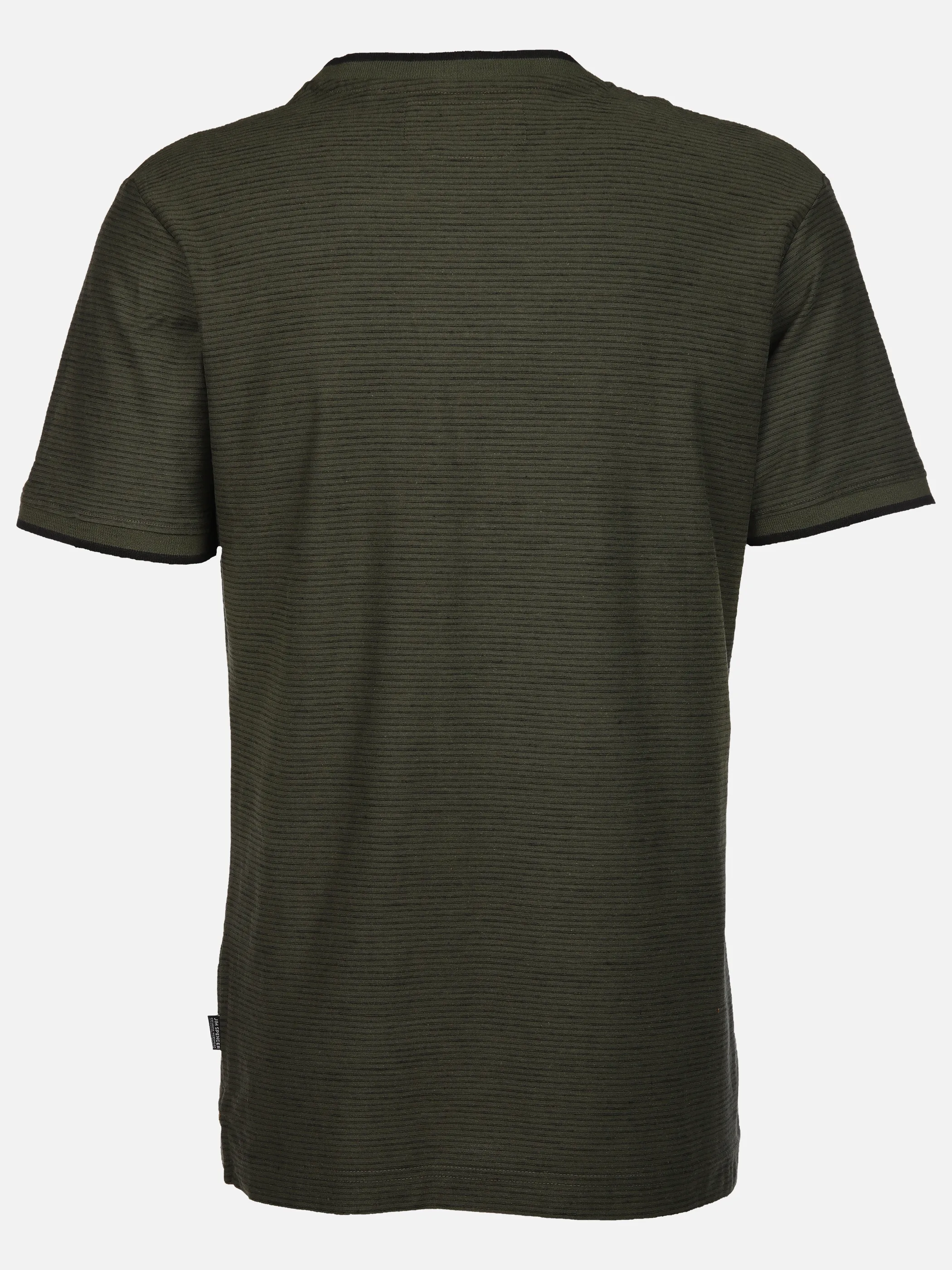 Jim Spencer He. Henleyshirt 1/2 Arm grindle Oliv 910917 OLIVE 2
