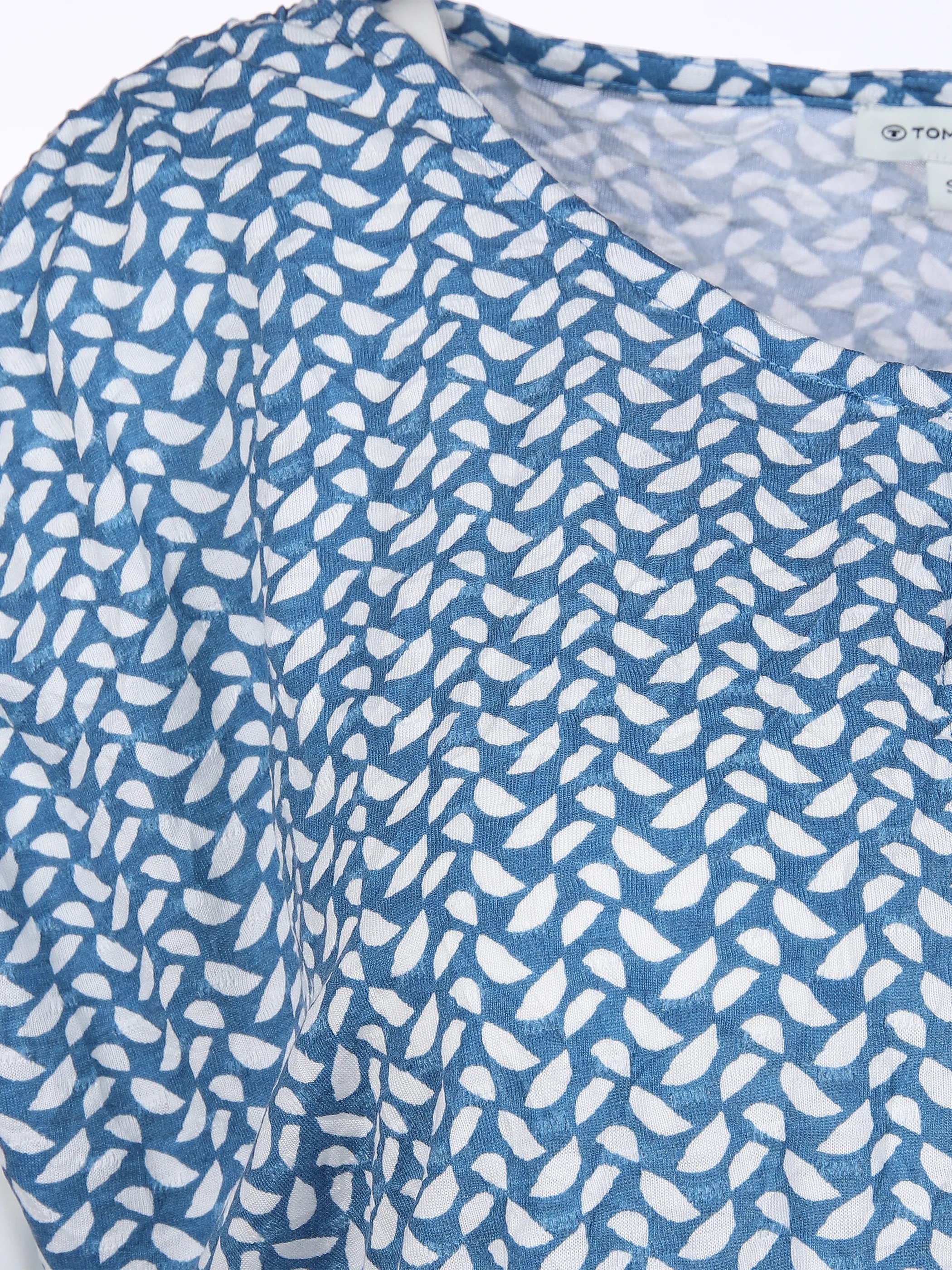 Tom Tailor 1031207 T-shirt crincle Blau 865215 29526 3