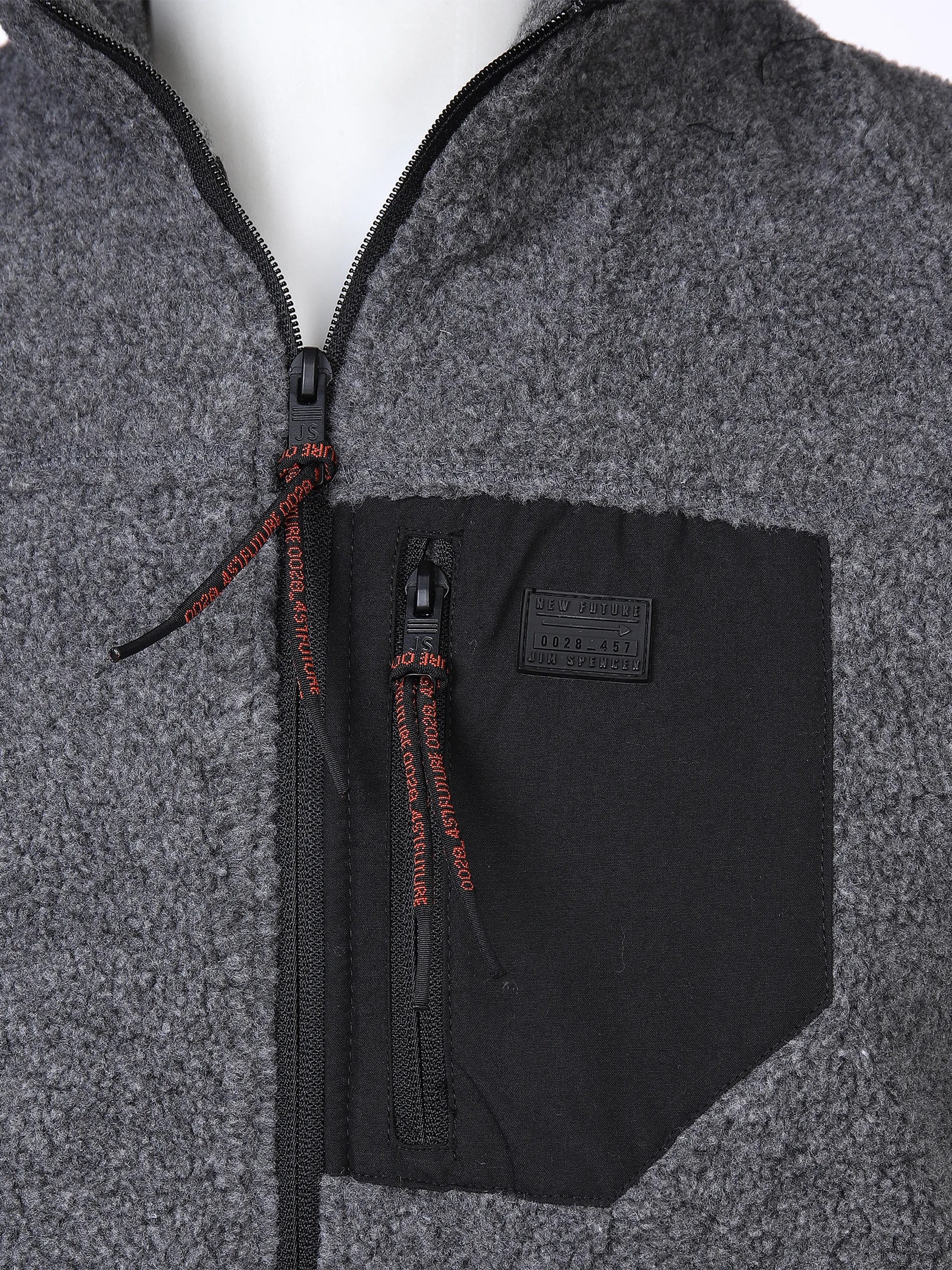 Jim Spencer He. Sherpafleeceweste Grau 867035 GREY MEL 3 Jim Spencer He. Sherpafleeceweste Grau 867035 GREY MEL 3