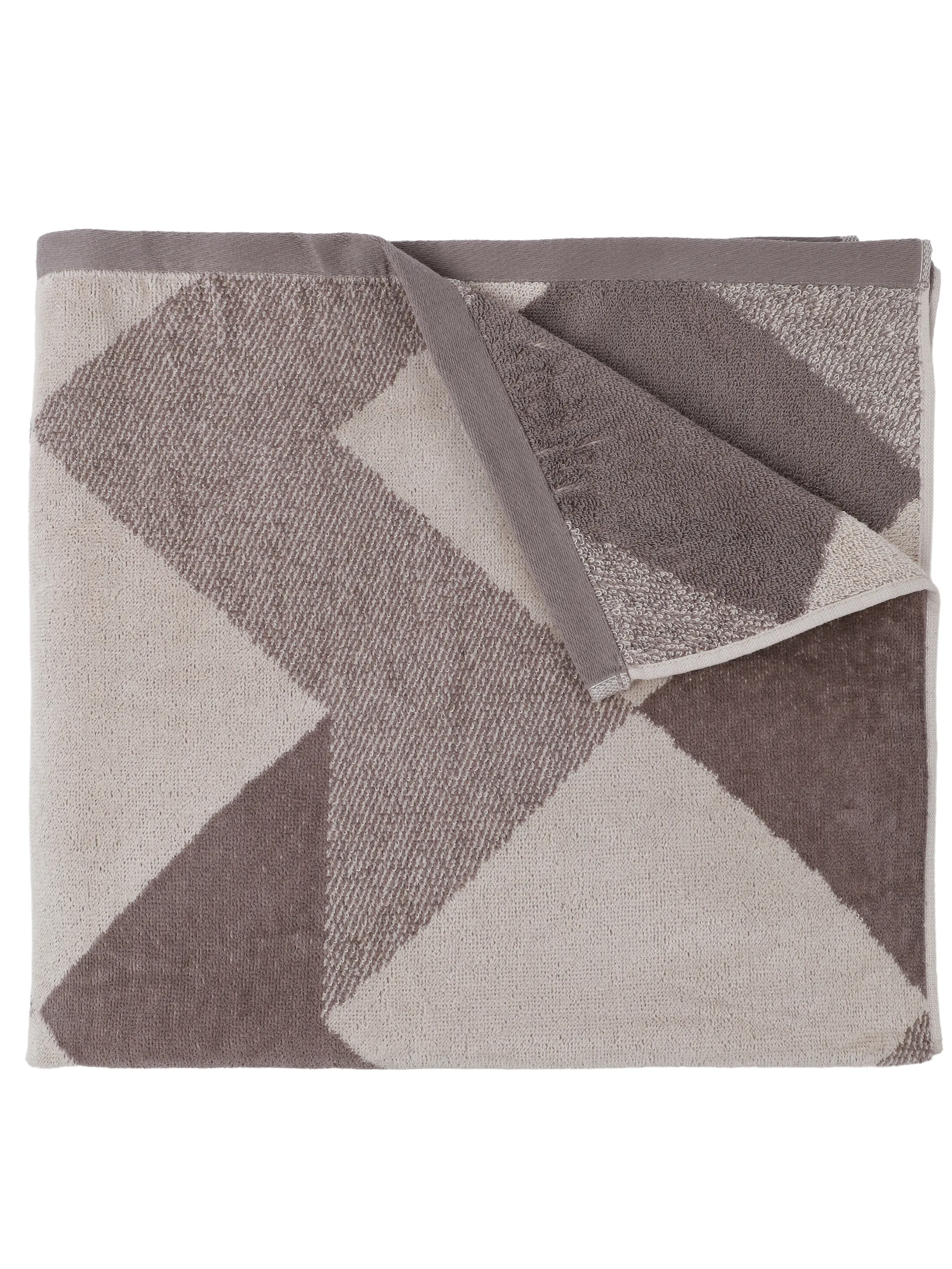 Dream House Strandtuch geo Beige 931891 TAUPE 2