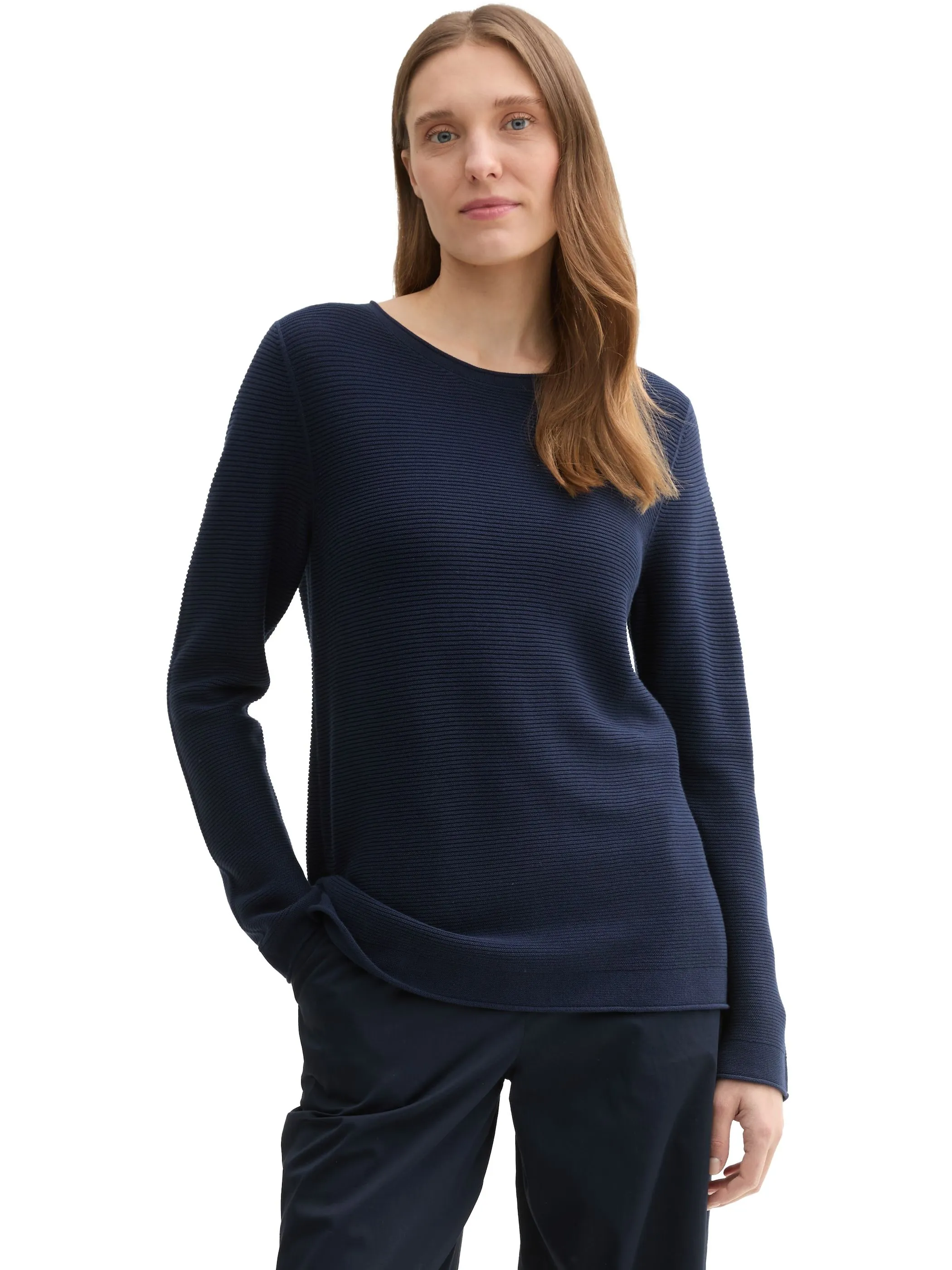 Tom Tailor 1016350 NOS sweater new ottoma Blau 827729 10360