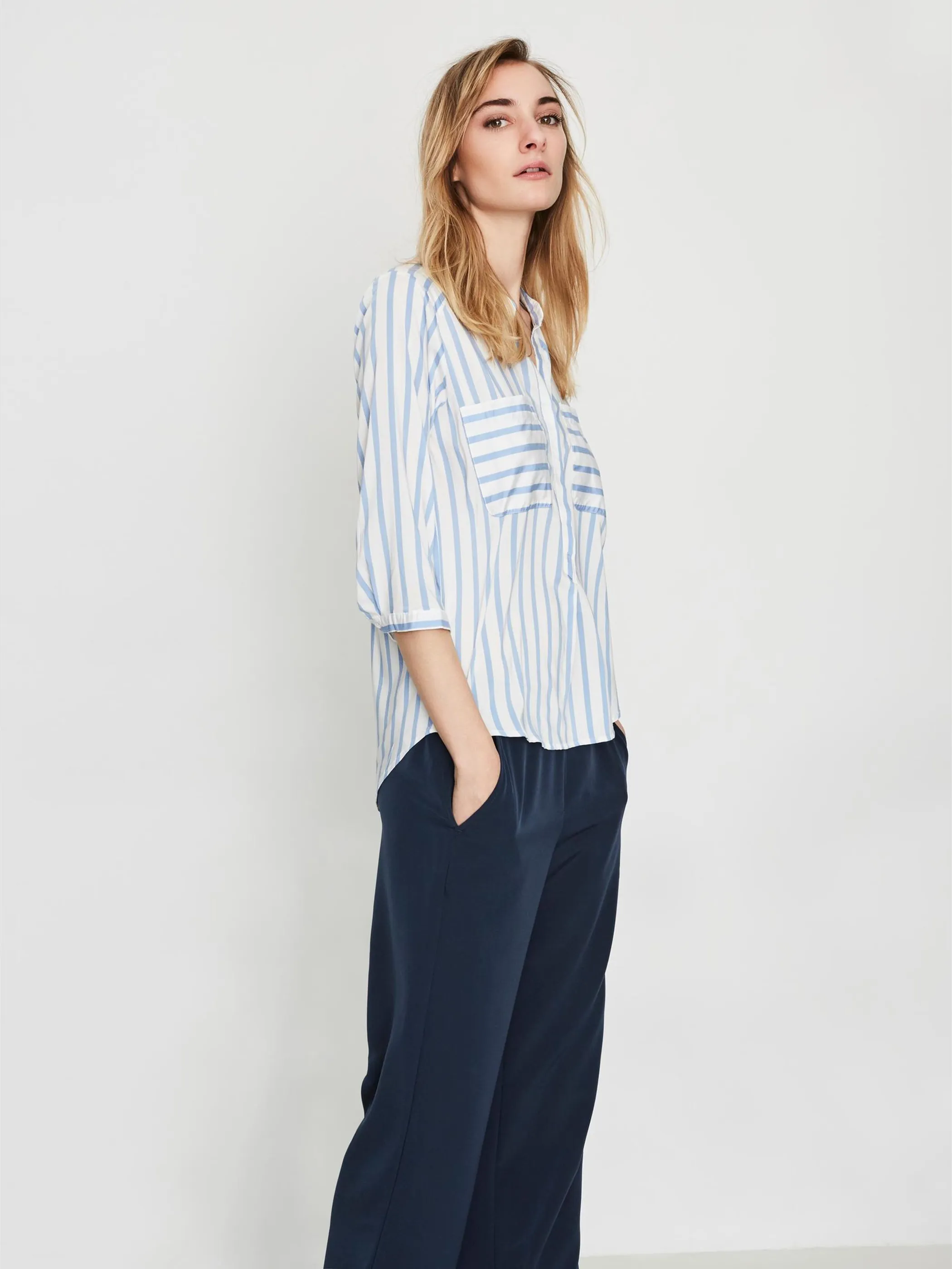 Vero Moda 10168581 VMERIKA STRIPE 3/4 SH Weiß 760046 175598005 3 Vero Moda 10168581 VMERIKA STRIPE 3/4 SH Weiß 760046 175598005 3