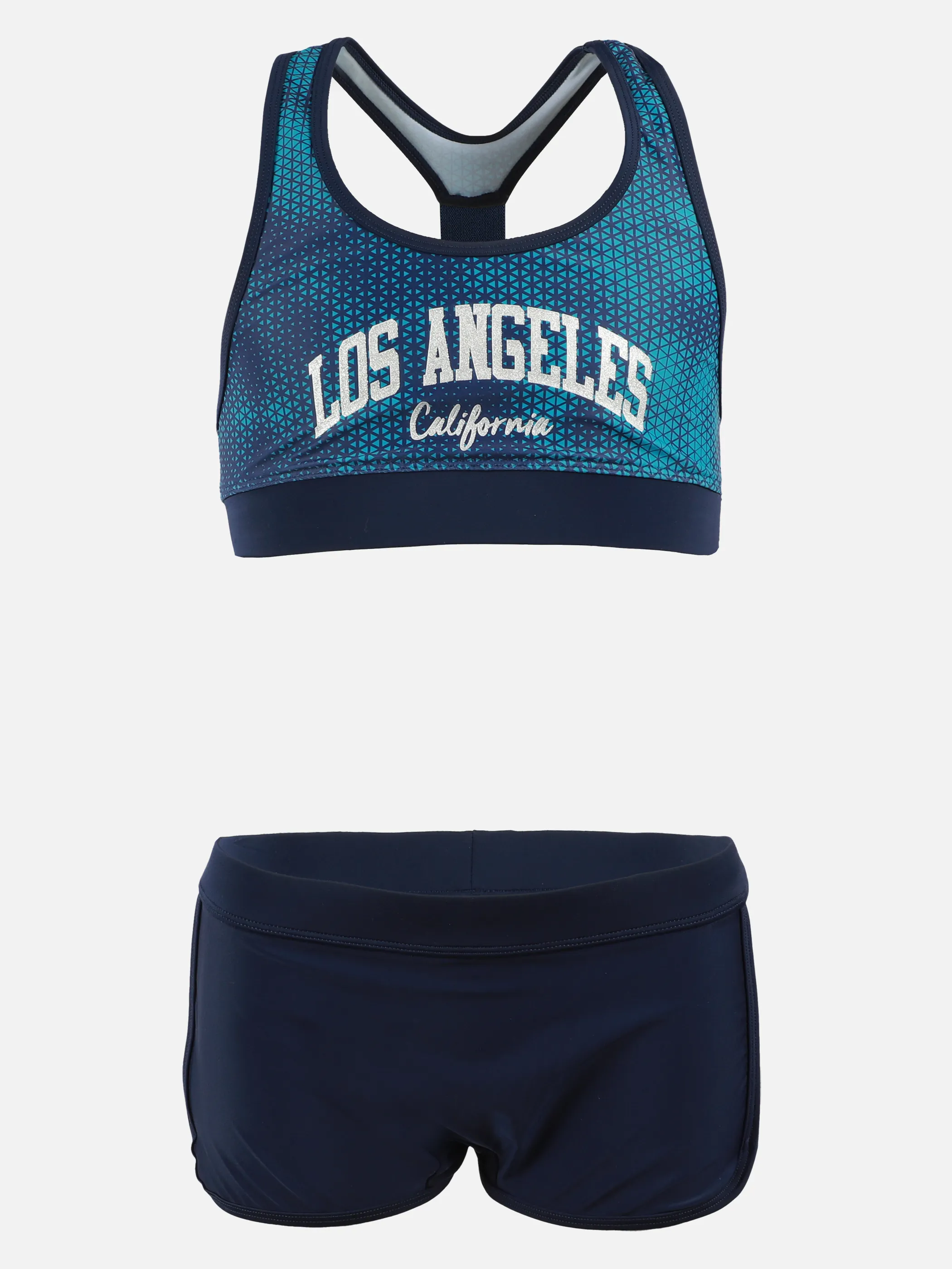 Grinario Sports Md-Bikini-Set mit Druck Los An Blau 906603 NAVY 1