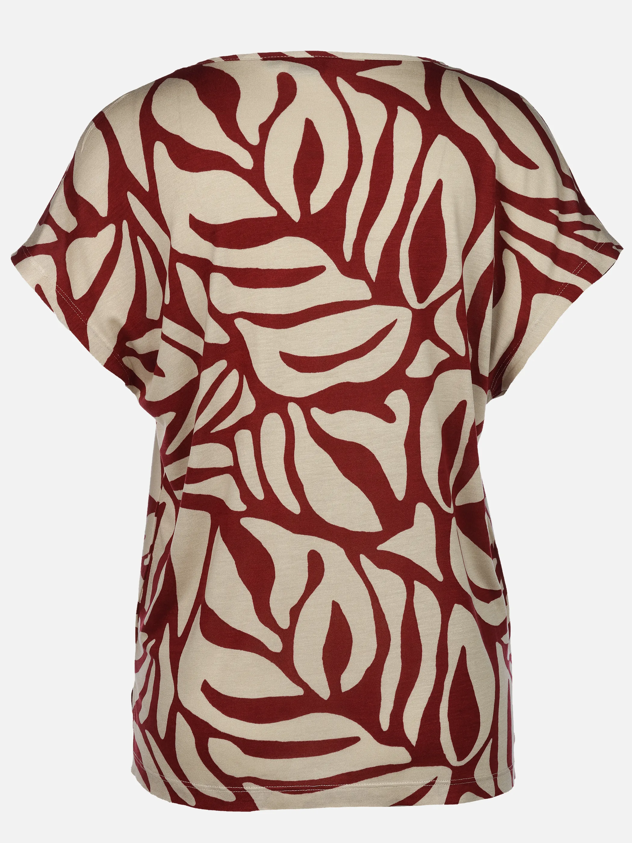 Lisa Tossa Da-Materialmix T-Shirt Rot 926208 RHUBARB 2