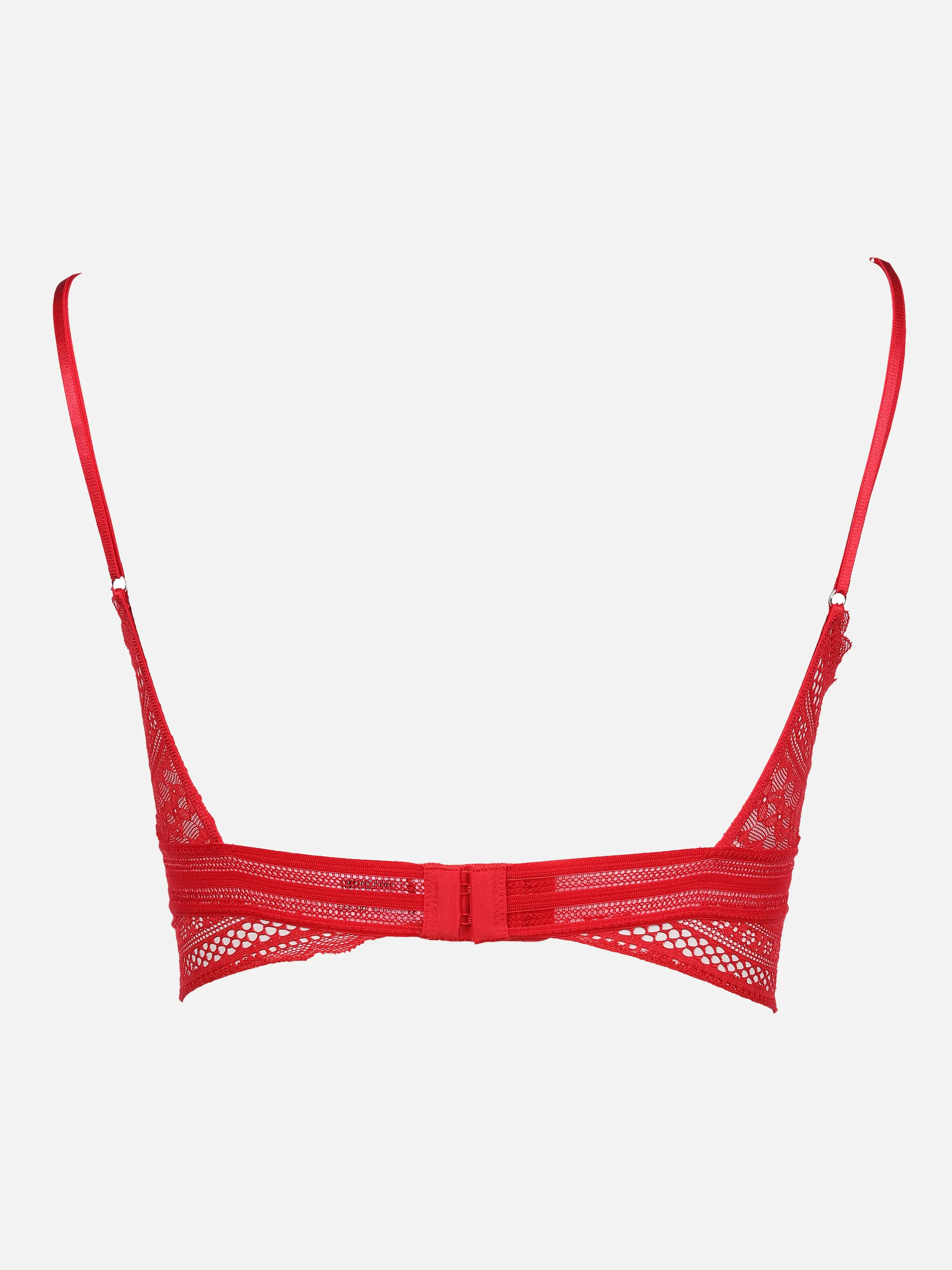 Sure Bustier Top mit Spitze Rot 858226 ROT 2
