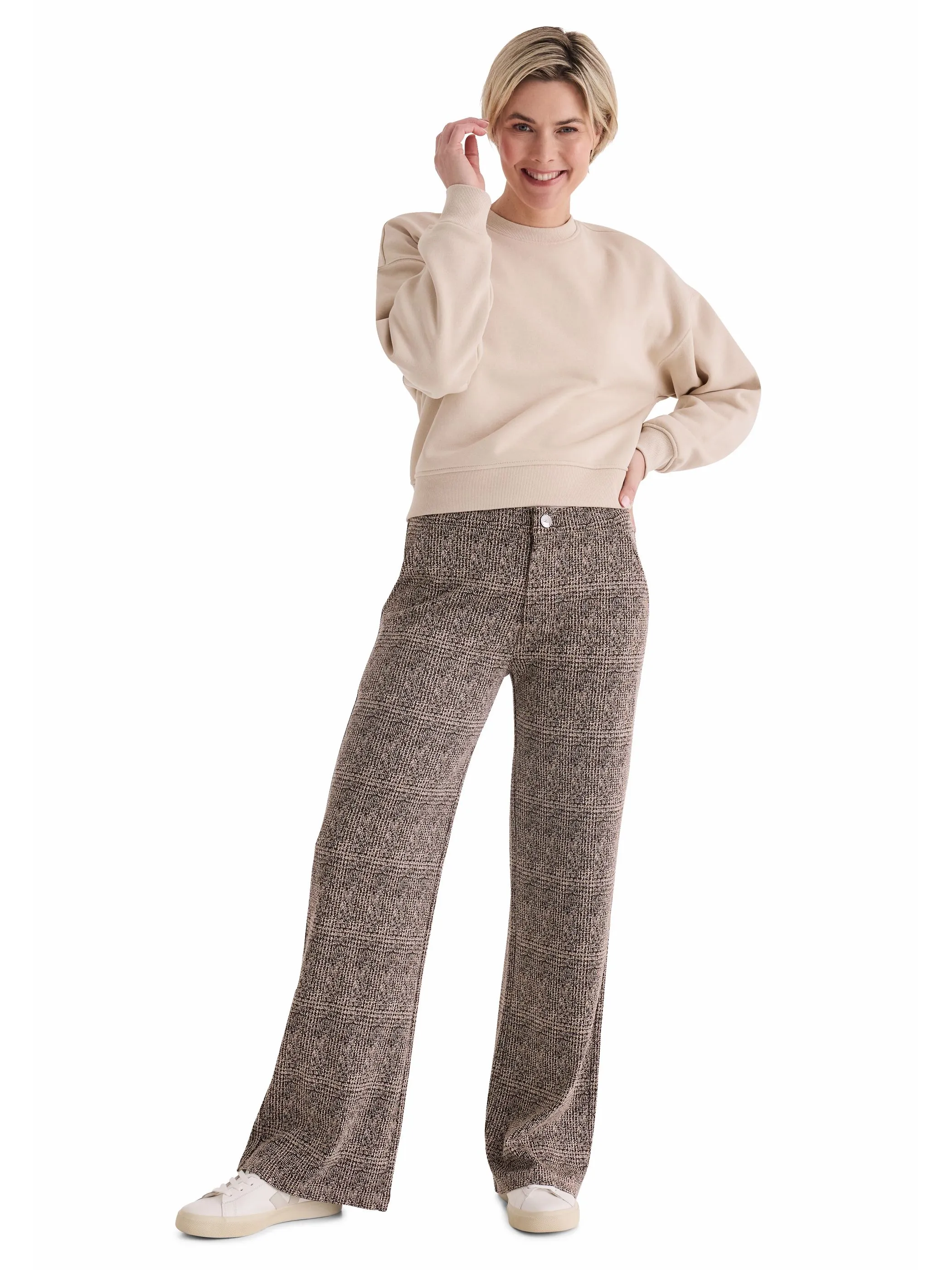Stooker DOB 22440010009188 Da. Hosen lang, Braun 936932 9188 4
