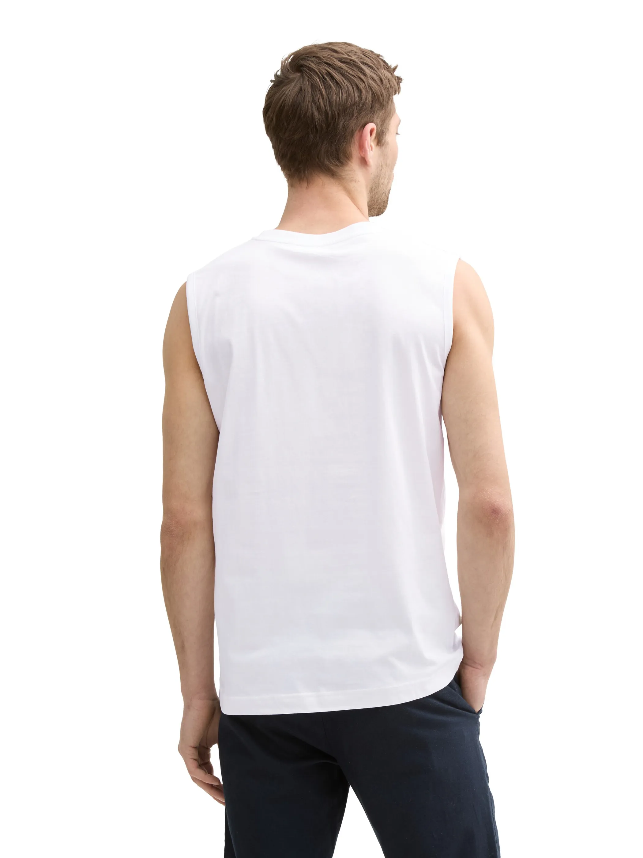 Tom Tailor 1046790 tanktop with print Weiß 910587 20000 2