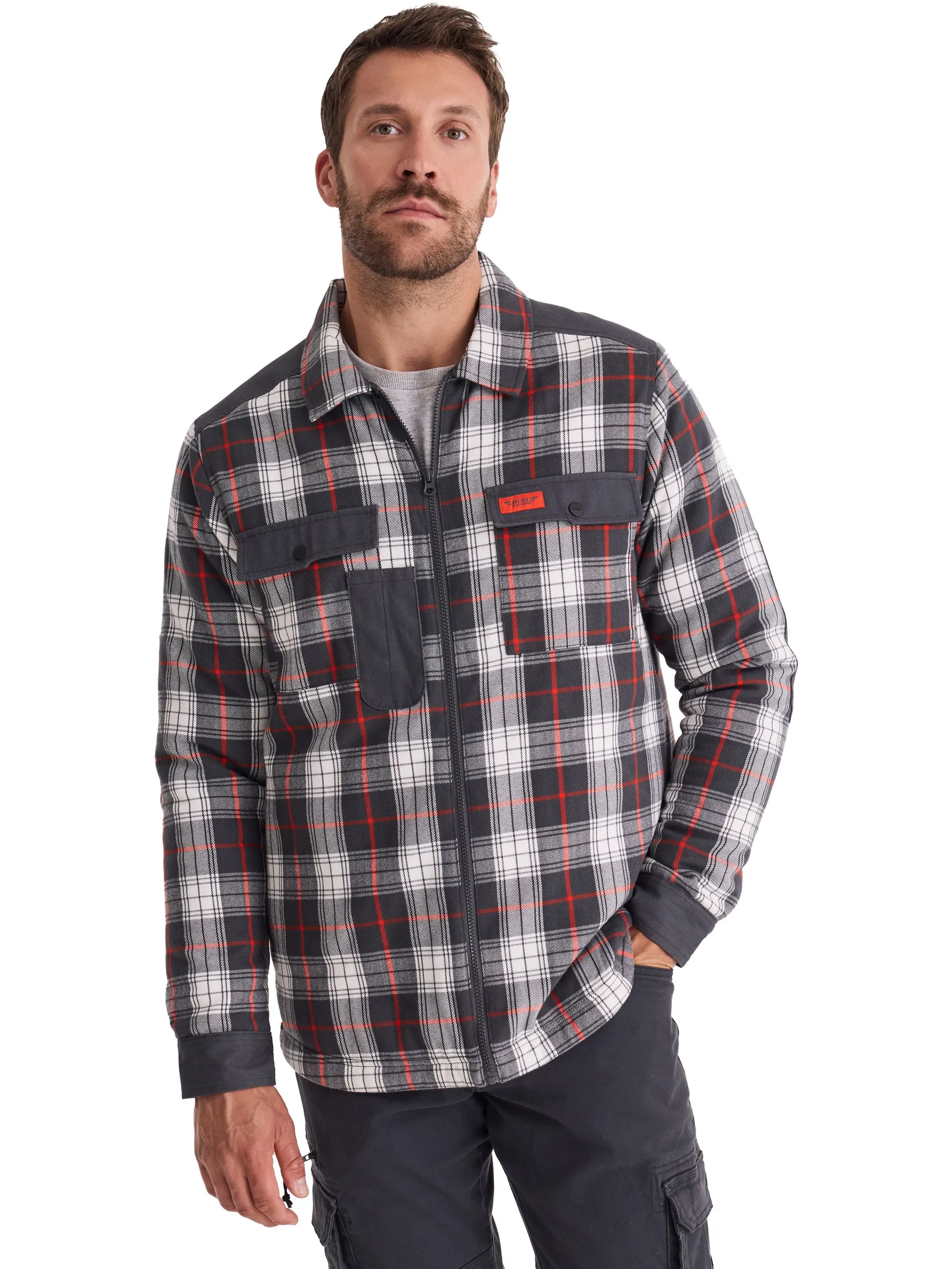 HERO by John Medoox 77010080009147 He. Outdoor Jac Grau 937279 9147 4
