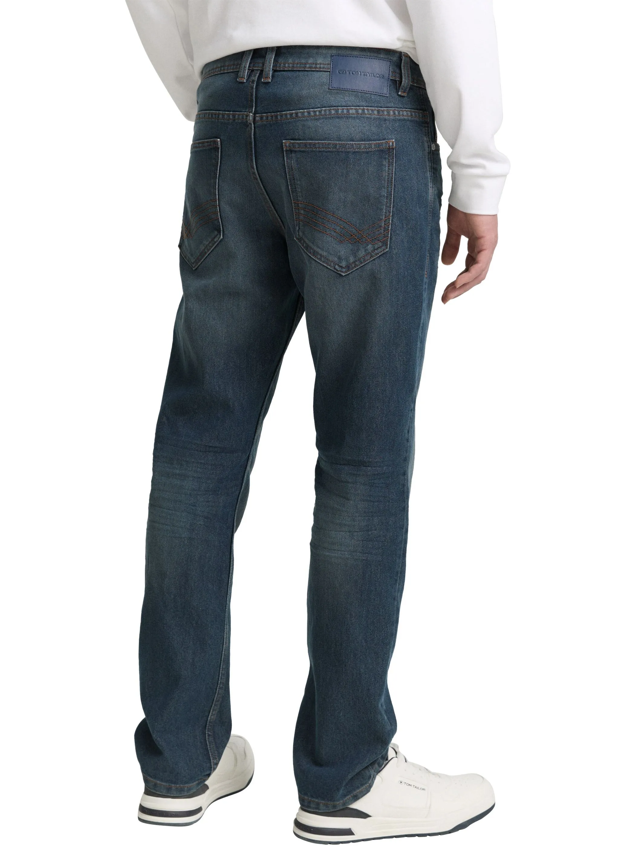 TOM TAILOR Uomini Marvin Straight Jeans 1032779, 10127 - Tinted Blue Denim, 32W / 32L TOM TAILOR Uomini Marvin Straight Jeans 1032779, 10127 - Tinted Blue Denim, 32W / 32L
