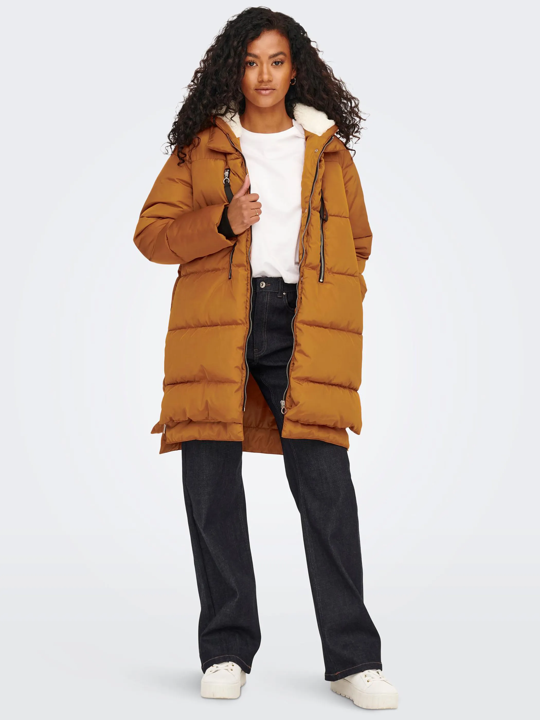 Only 15230125 ONLNORA LONG PUFFER C Braun 857828 238955 3