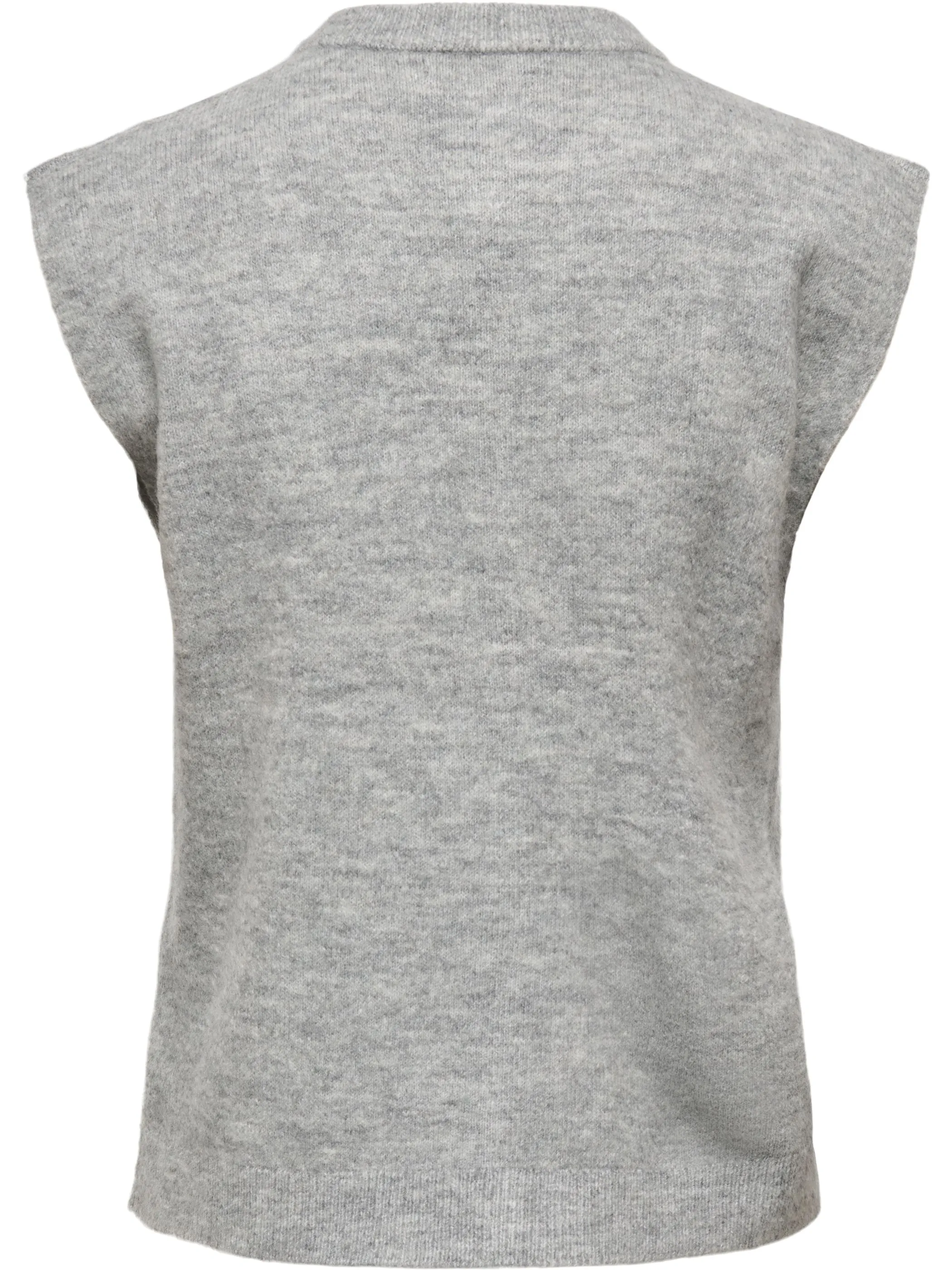 Only 15381355 ONLSIMONI VEST KNT NO Grau 928672 179075