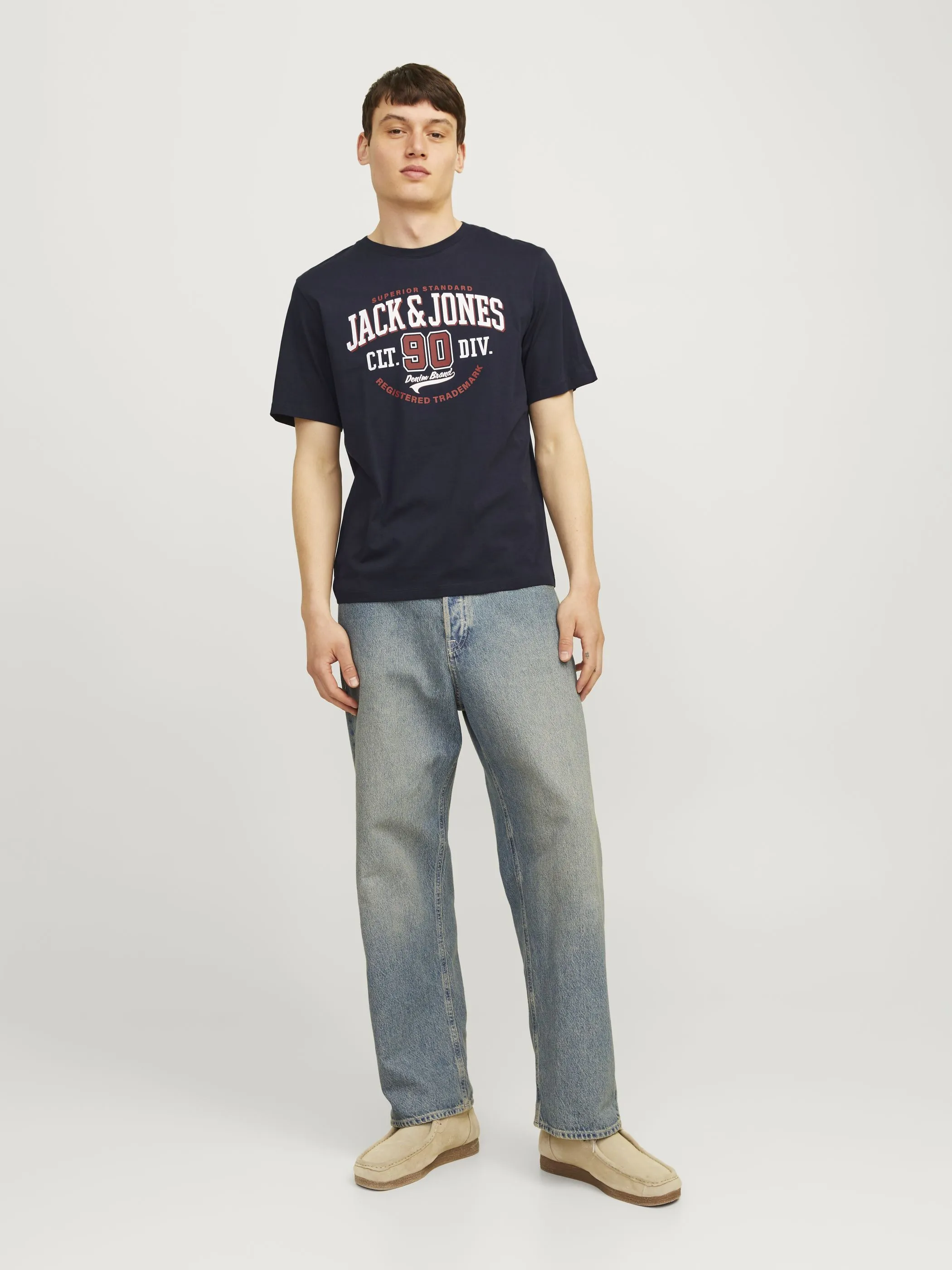 Jack Jones 12254862 JJELOGO TEE SS O-NECK Marine 895764 175697 4 Jack Jones 12254862 JJELOGO TEE SS O-NECK Marine 895764 175697 4