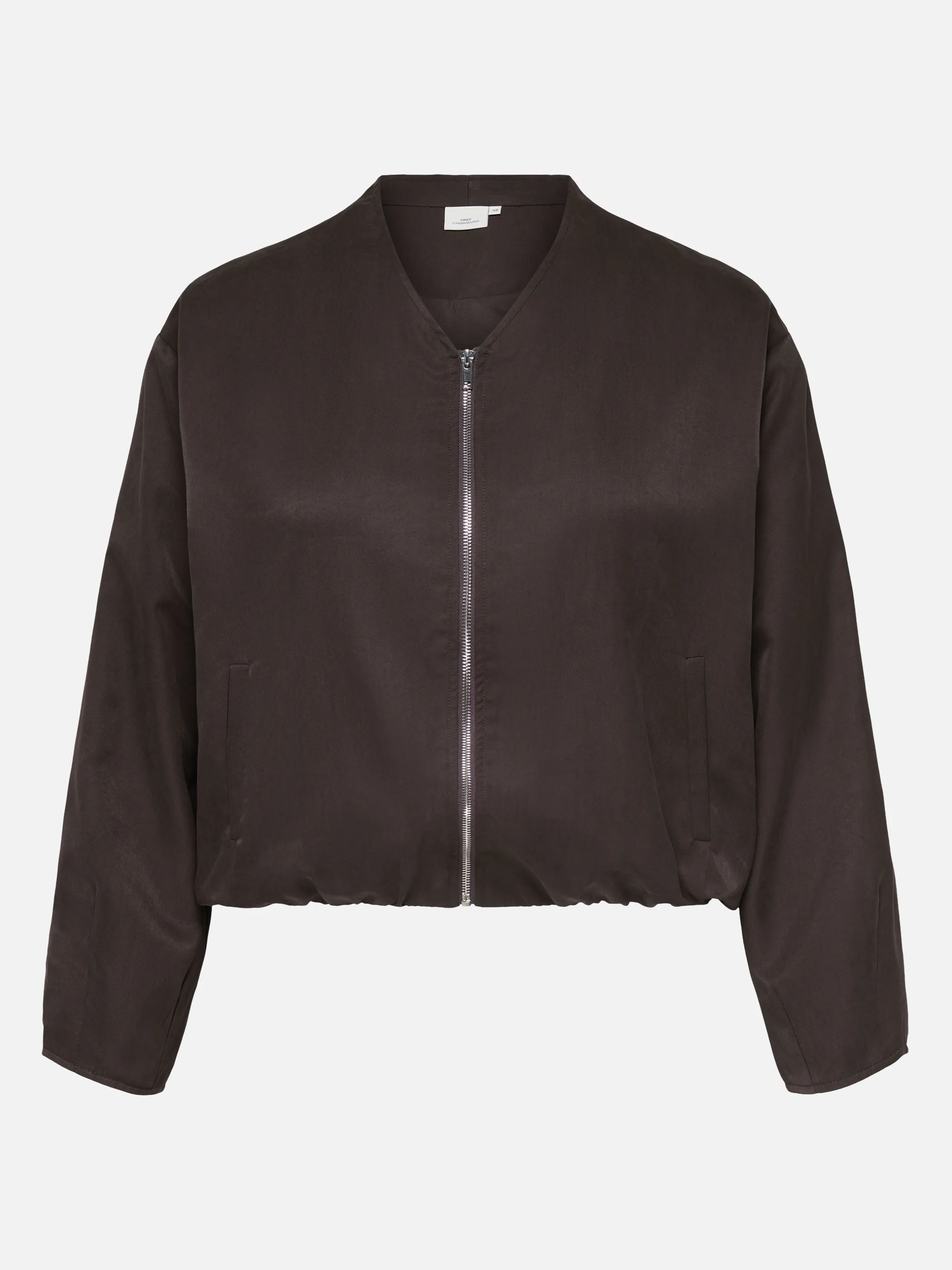 Only Carmakoma 15382534 CARLUCCA L/S ZIP BOMB Braun 931539 237375 1