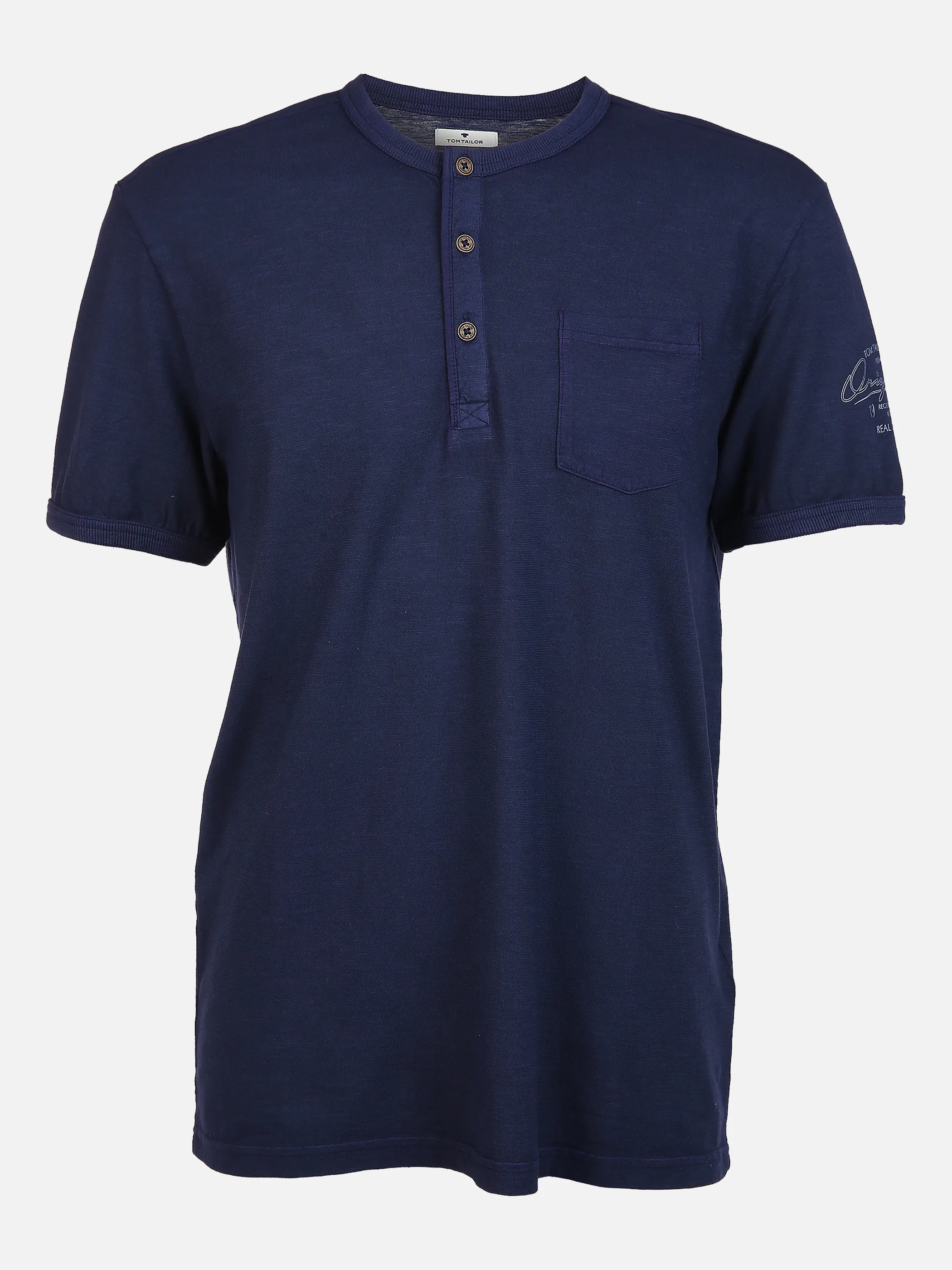 Tom Tailor 1026019 henley with sleeve pri Blau 853088 10932 1