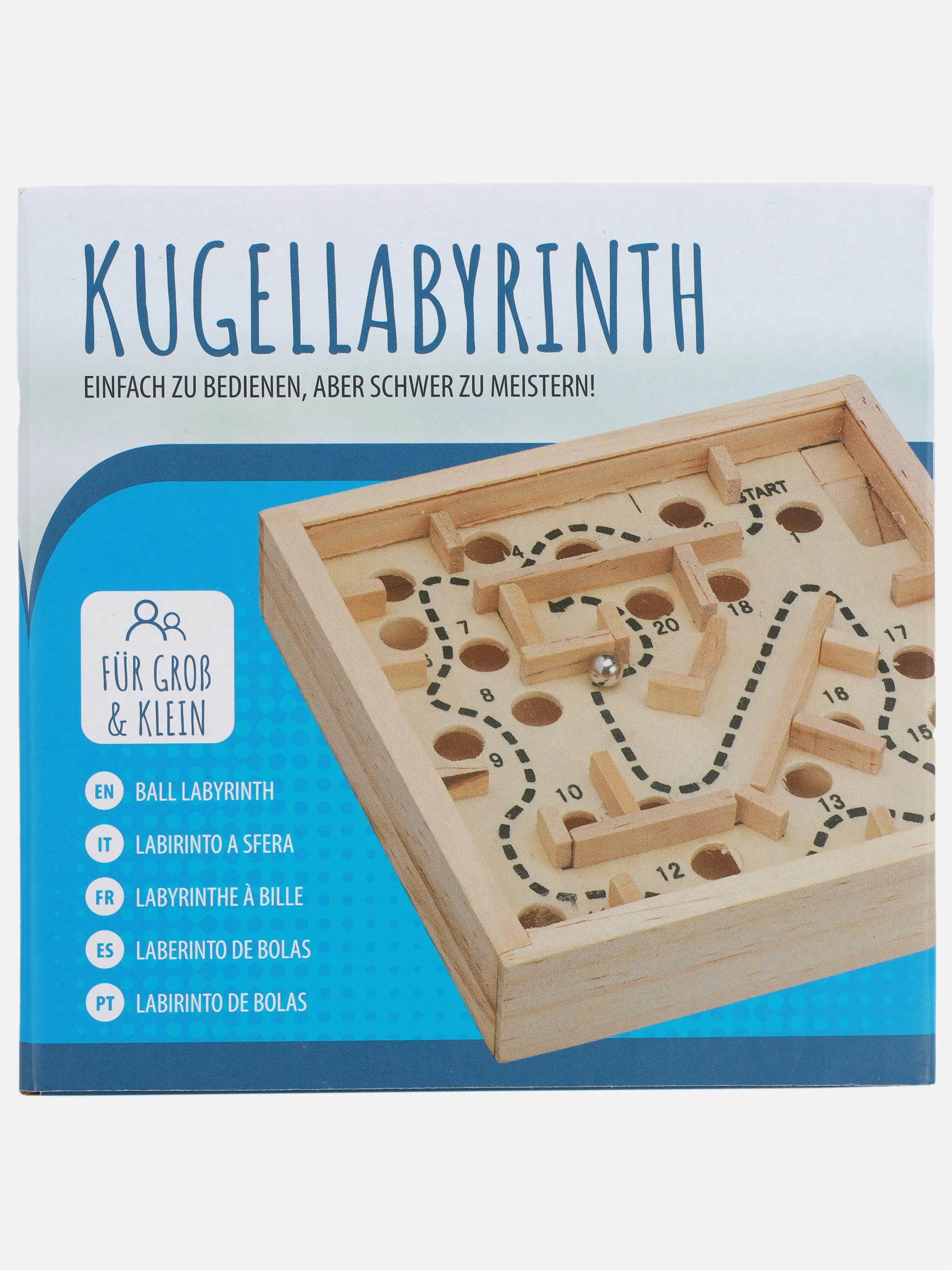 Spielzeug Kugellabyrinth 12x12 Braun 909059 BRAUN 3