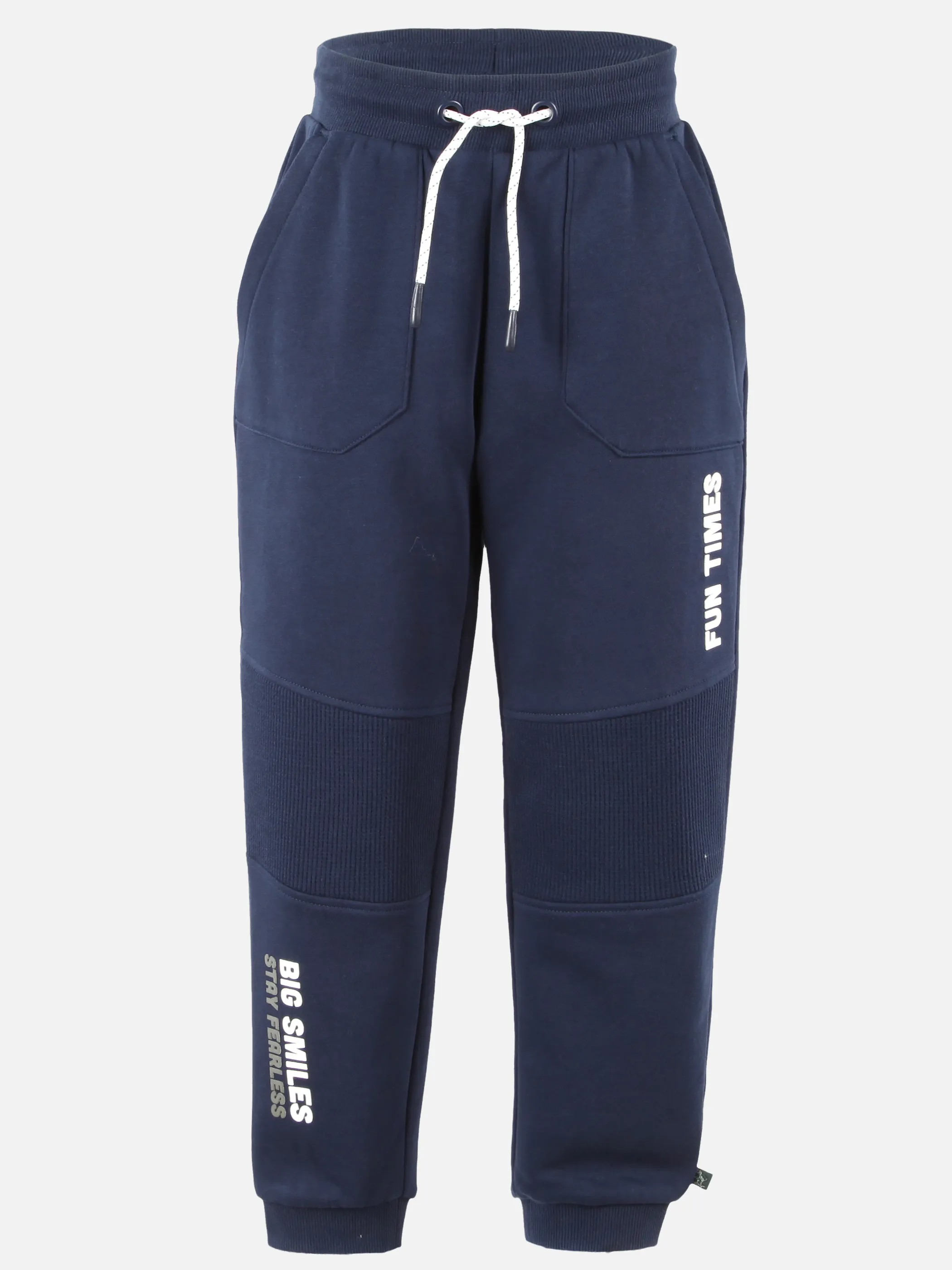 One Way KJ Joggpant mit Rippeinsatz in blau Blau 929754 DRESSBLUES 1