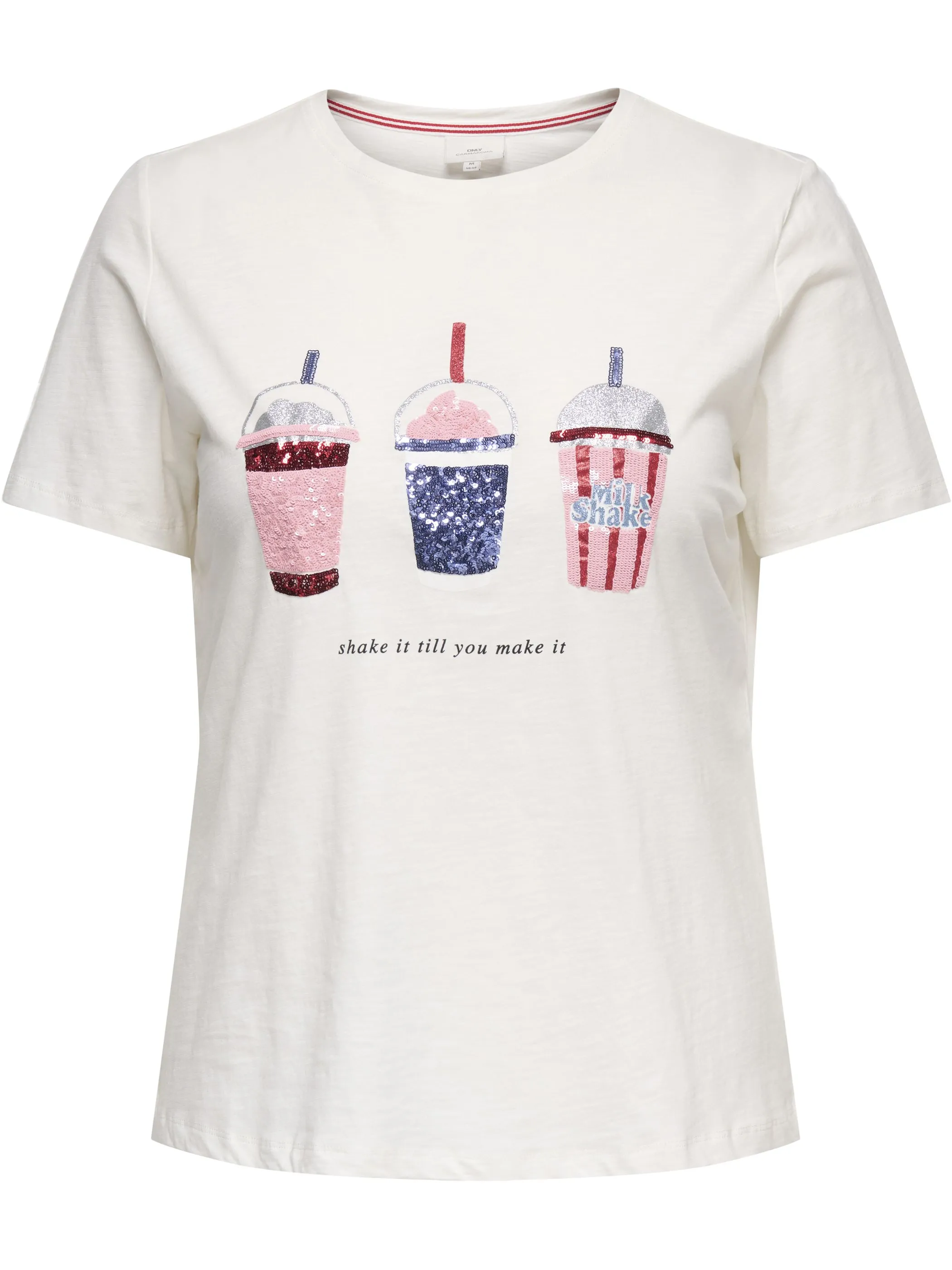 Only Carmakoma 15367767 CARKITA LIFE SS O-NEC Weiß 922447 177922006 1