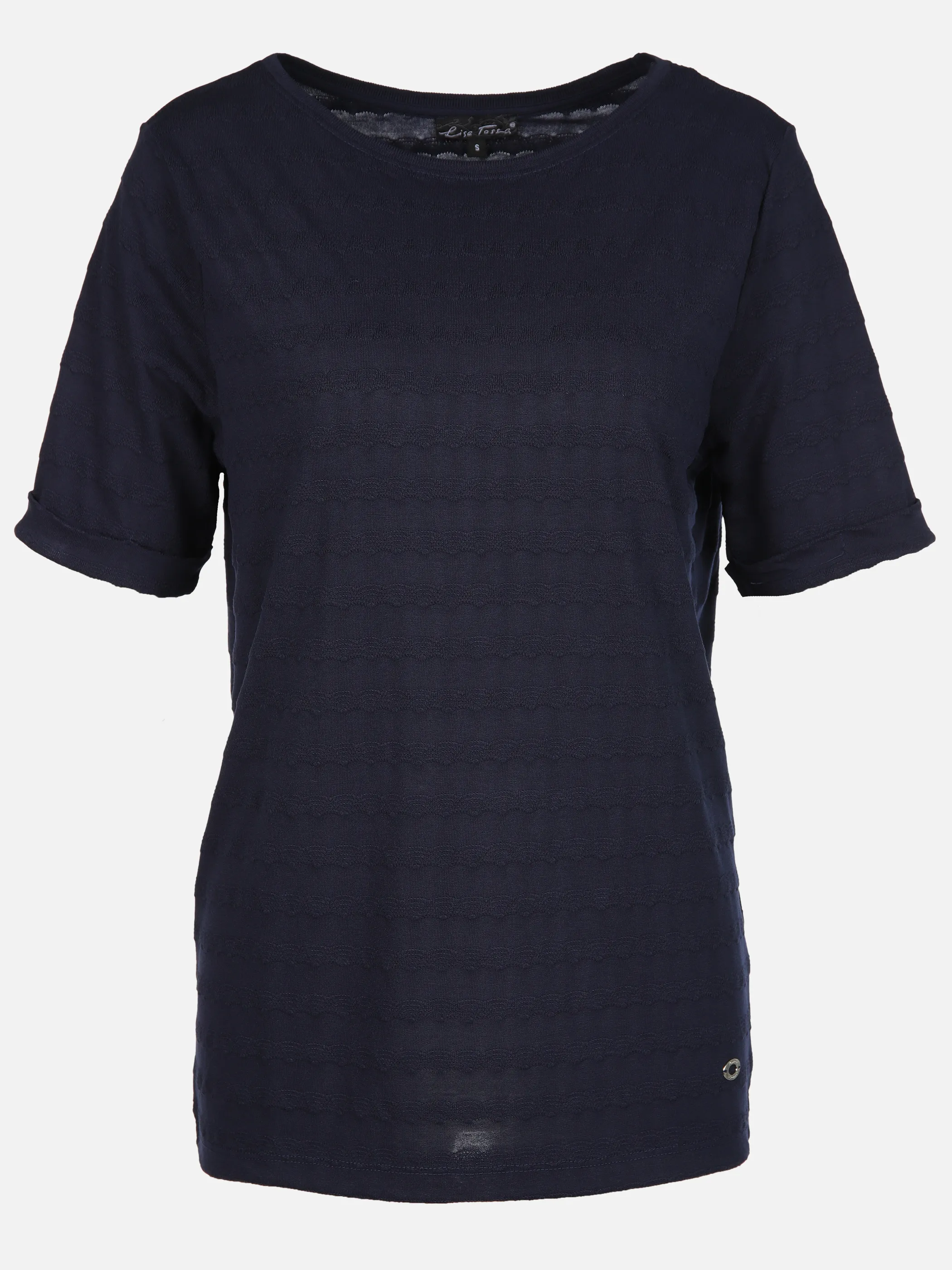 Lisa Tossa Da-Jacquard-Shirt m. 1/2 Arm Marine 906581 MR 1