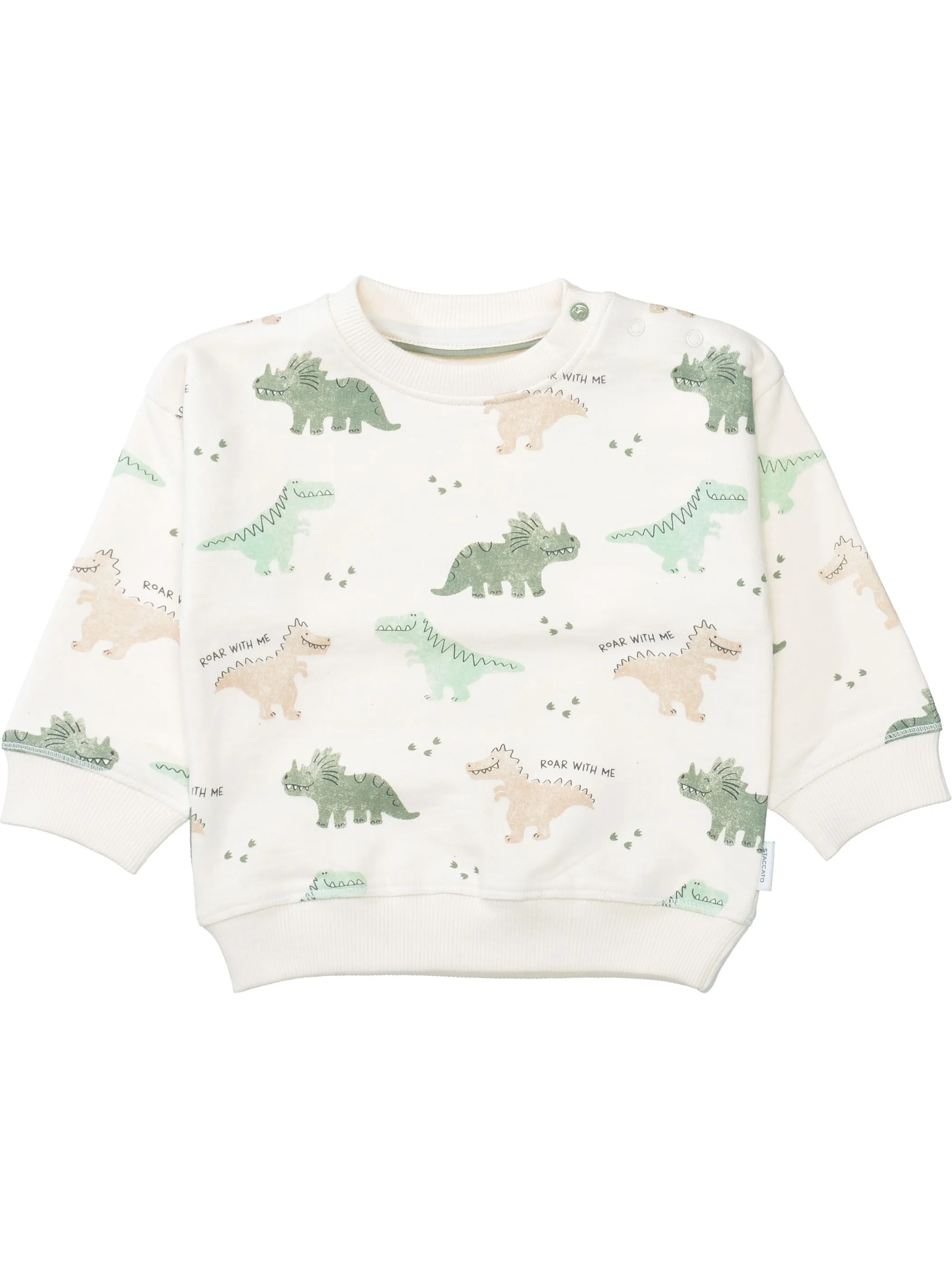 Staccato 230093528 Kn.-Sweatshirt,overs Weiß 927393 107 1