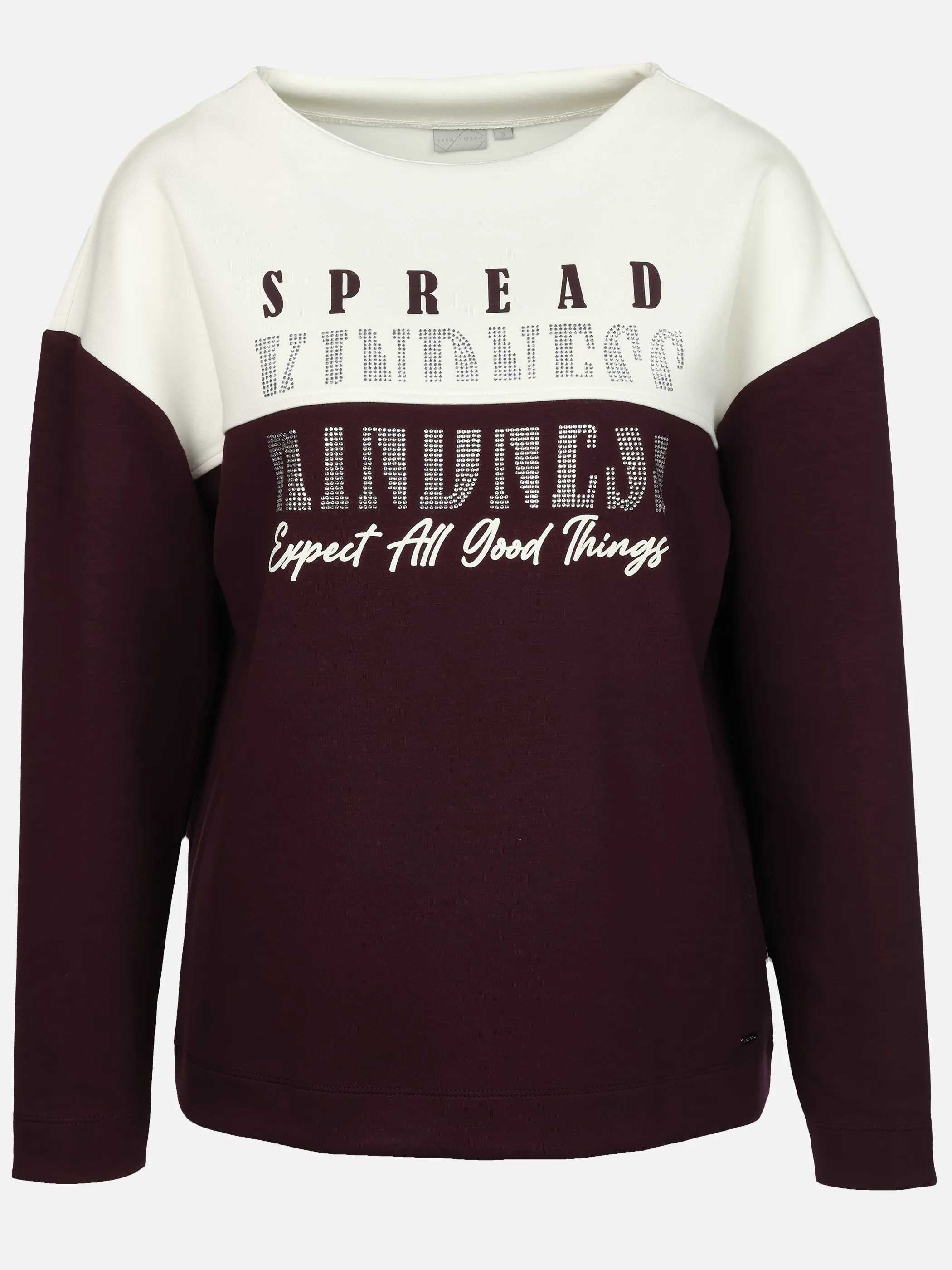 Lisa Tossa Da-Sweatshirt, Silk-Touch Rot 932956 BURGUND 1