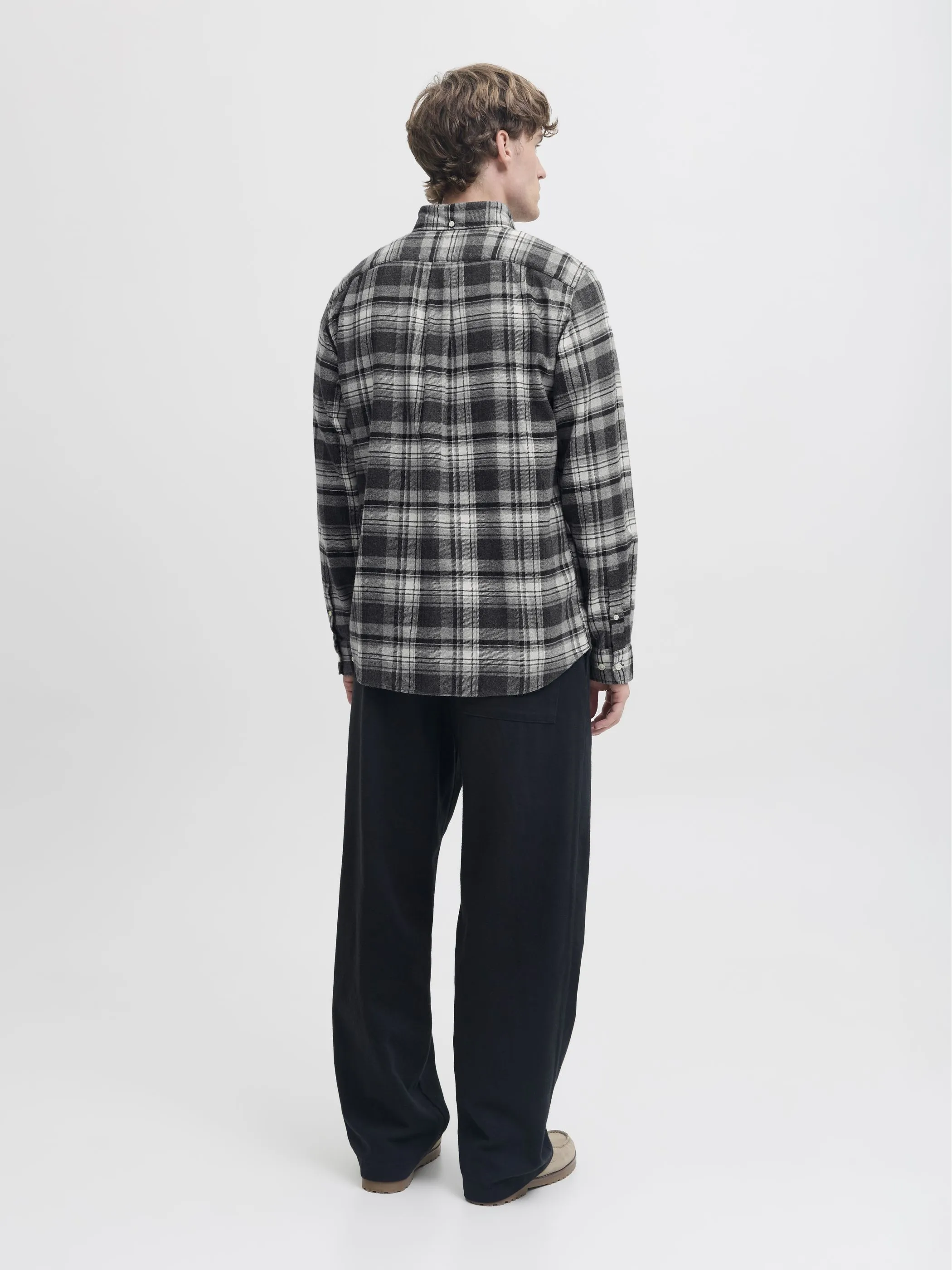 Jack&Jones Premium 12286224 JPRBLUBARKLEY FLANNEL Grau 917830 176543 2