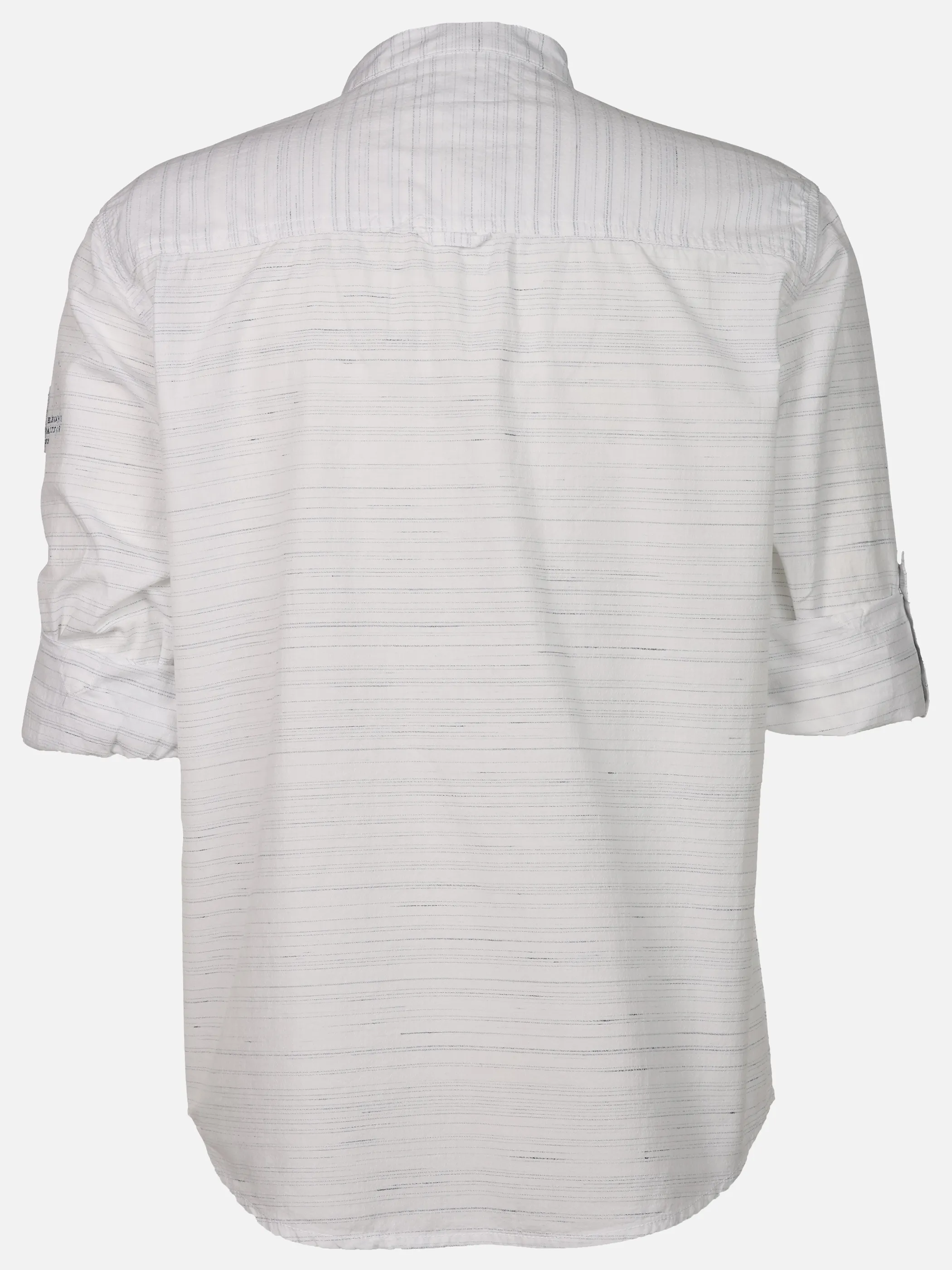 Jim Spencer He. Stehkragenhemd 1/1 Arm slub Weiß 922245 WHITE 2