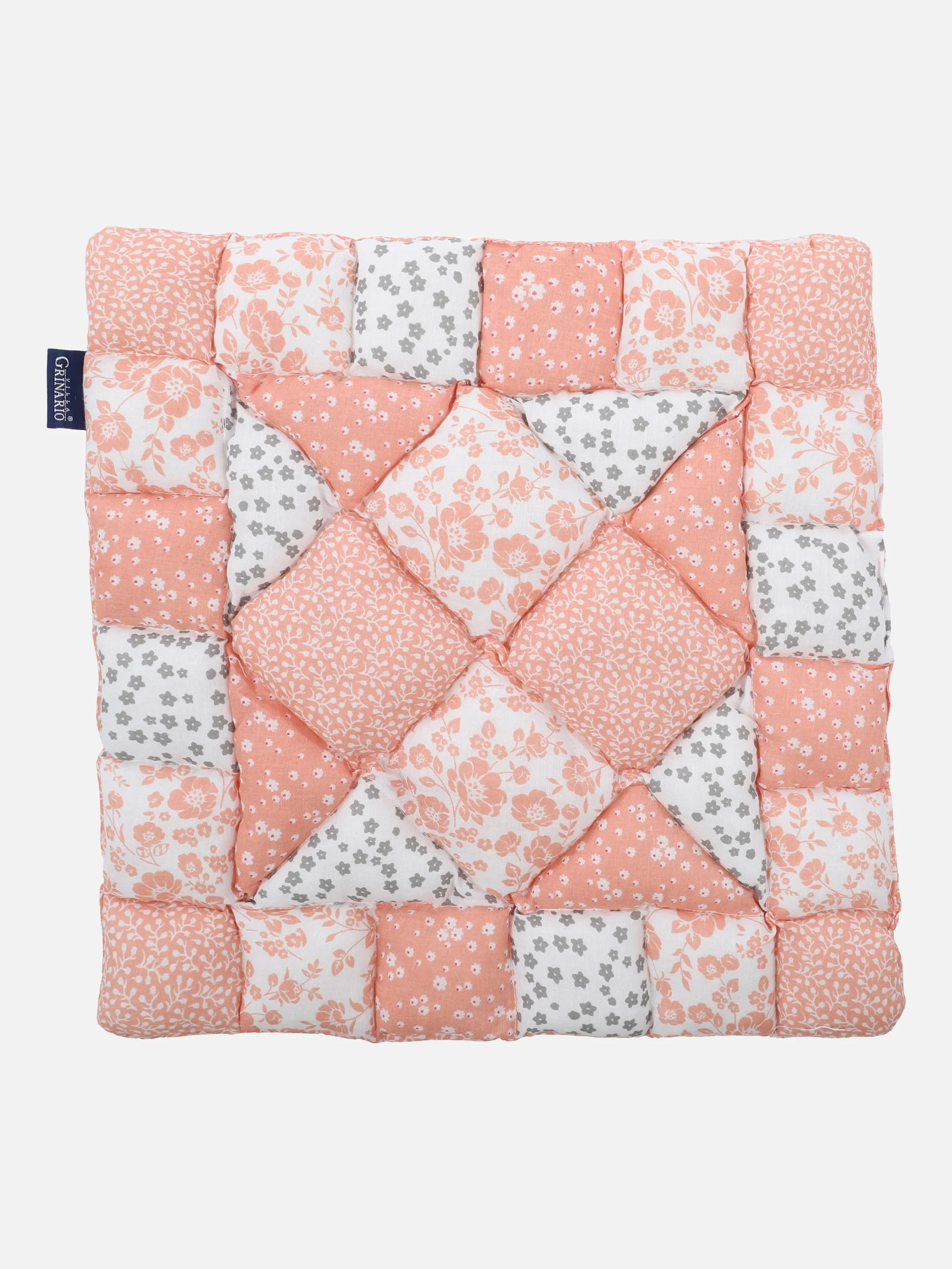 Villa Grinario Stuhlkissen Patchwork 40x40 Rosa 865275 ROSÉ 1